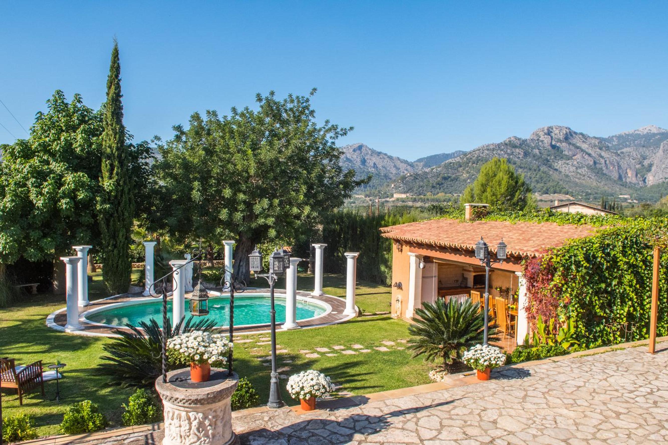 Alzina Villa 5 bedrooms with pool in Sa Coma Bunyola at the foot of the Sierra de Tramuntana but close to Palma view 3