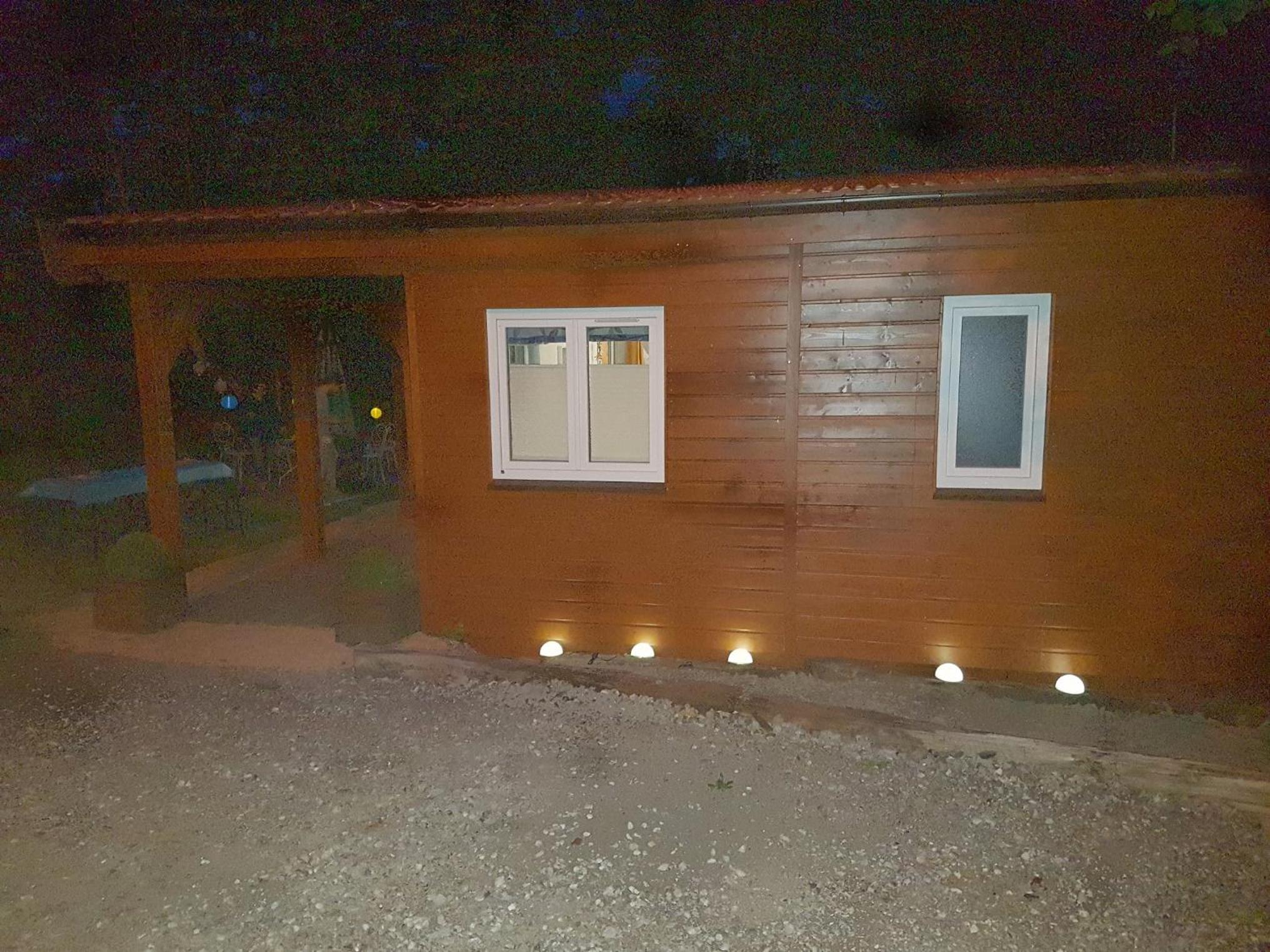 outdoor BBQ area