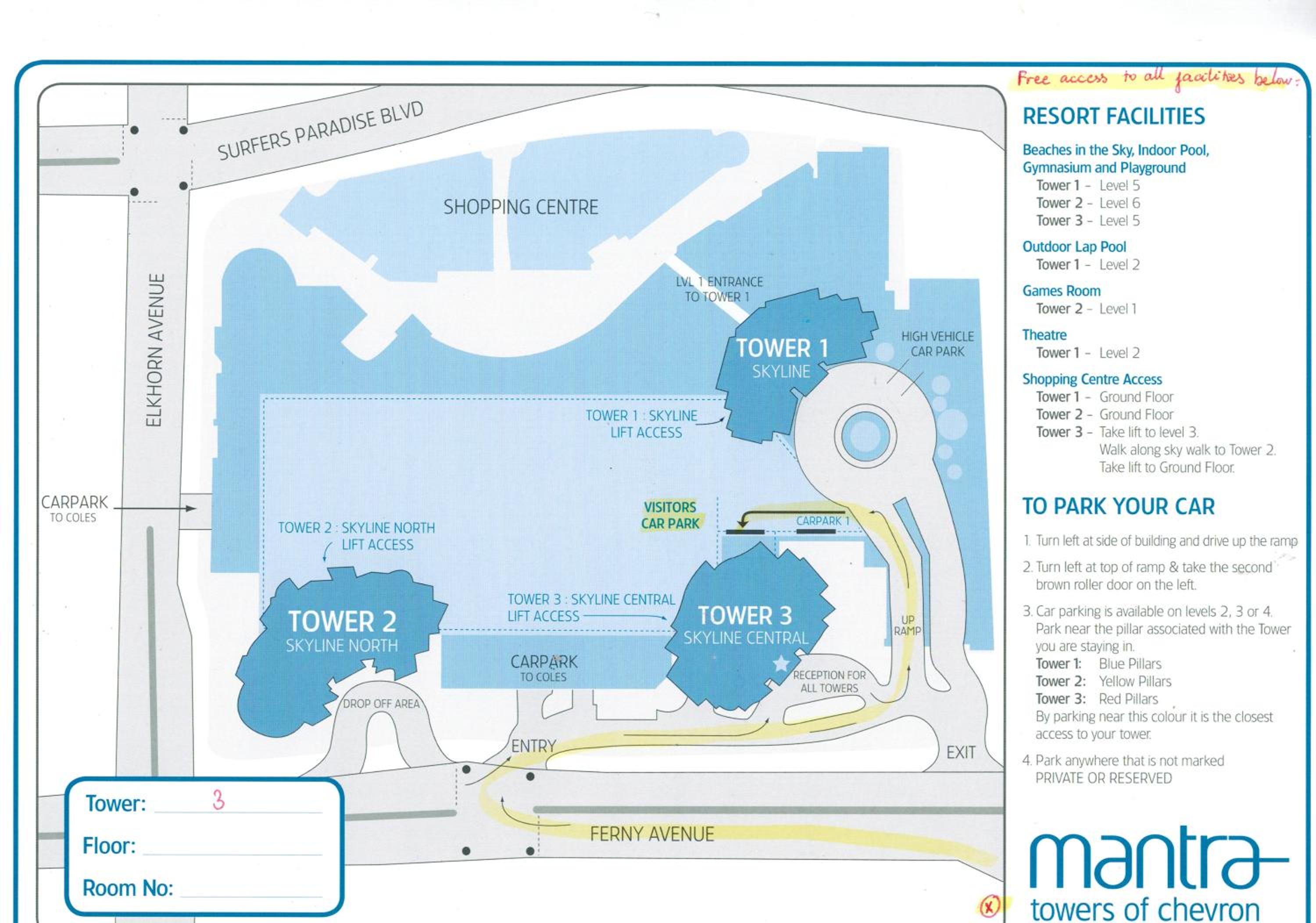 Beach Stay - Ocean & Riverview resort Chevron Renaissance central Surfers Paradise