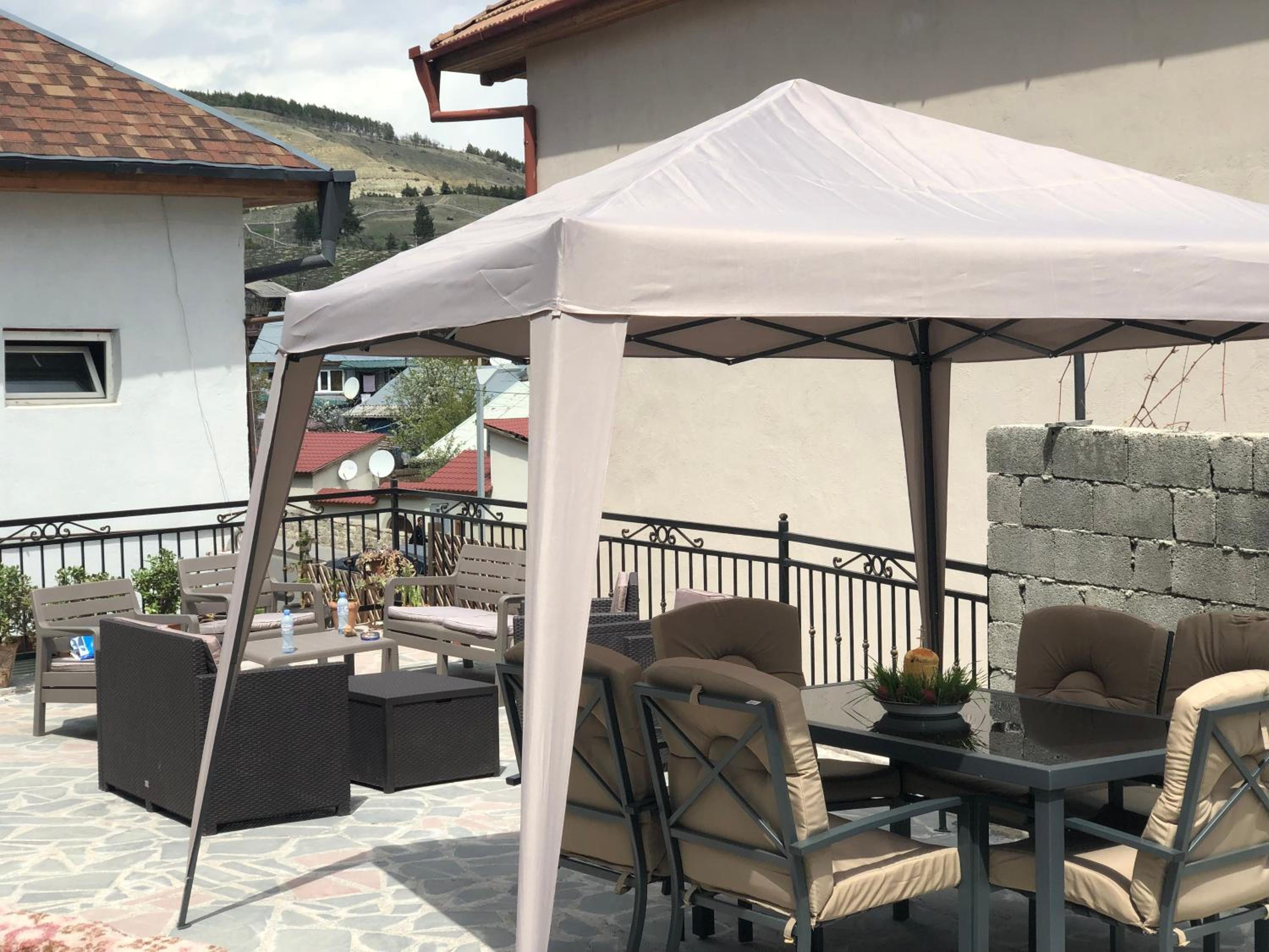 outdoor BBQ area