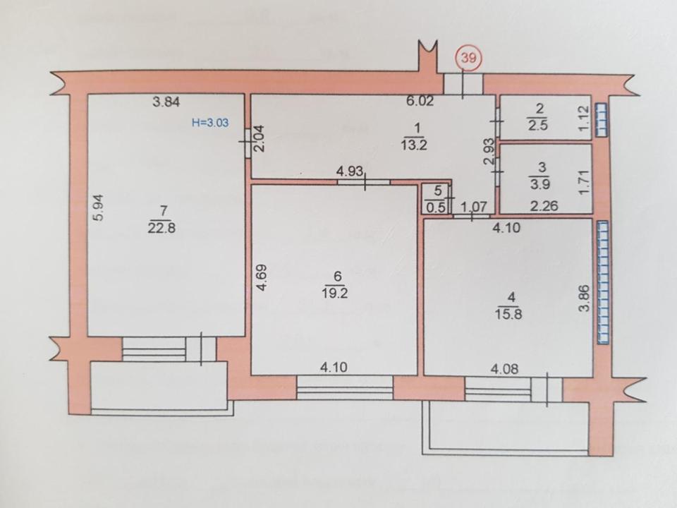 Apartment on Parkovaya view 5