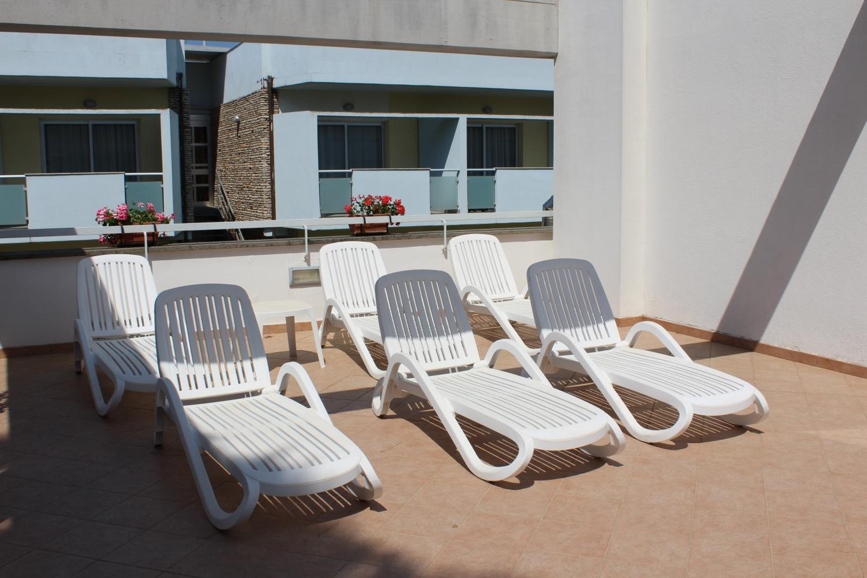 outdoor BBQ area