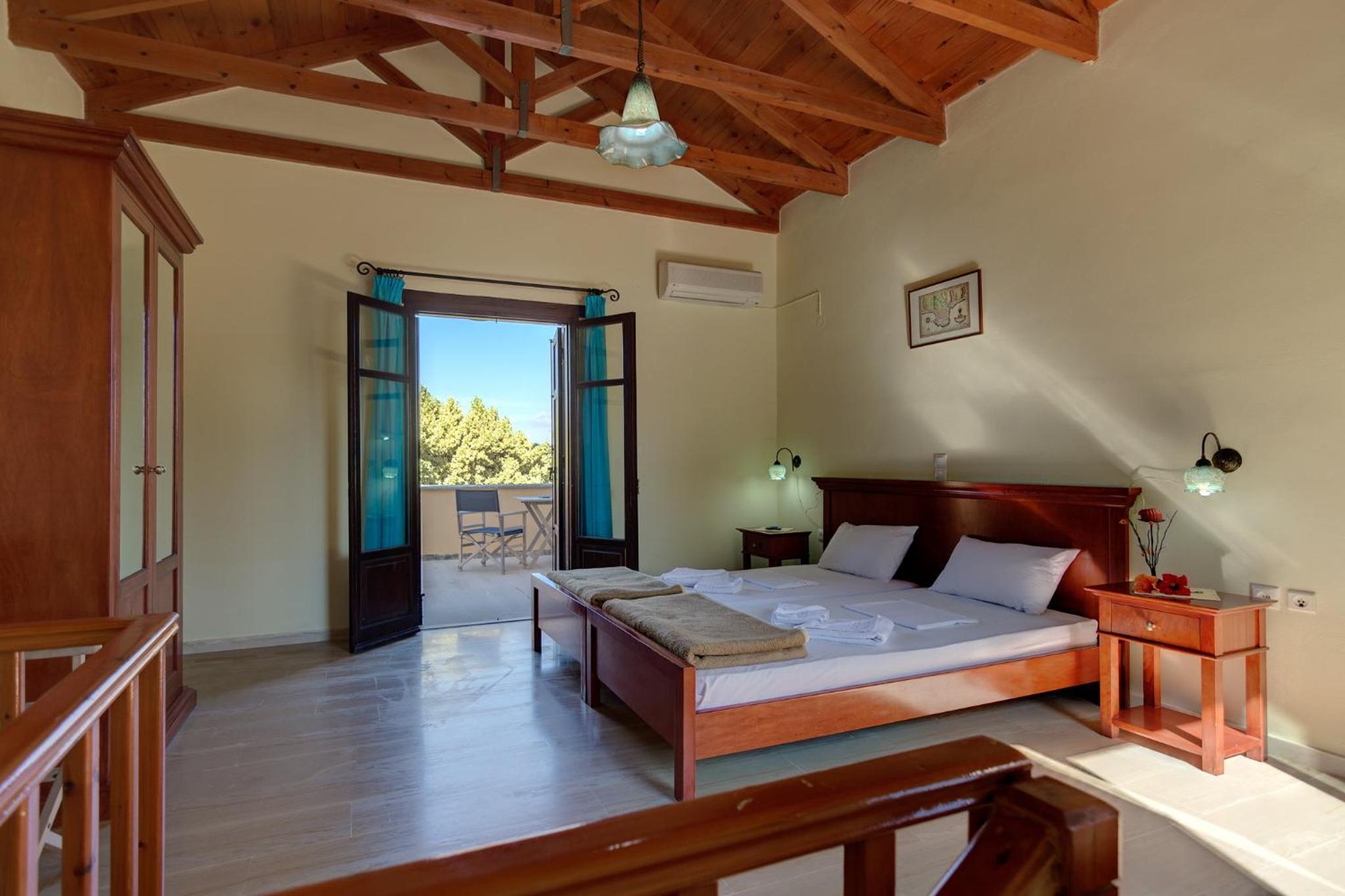 Crete holiday rental small village close to beaches -sharing a large pool