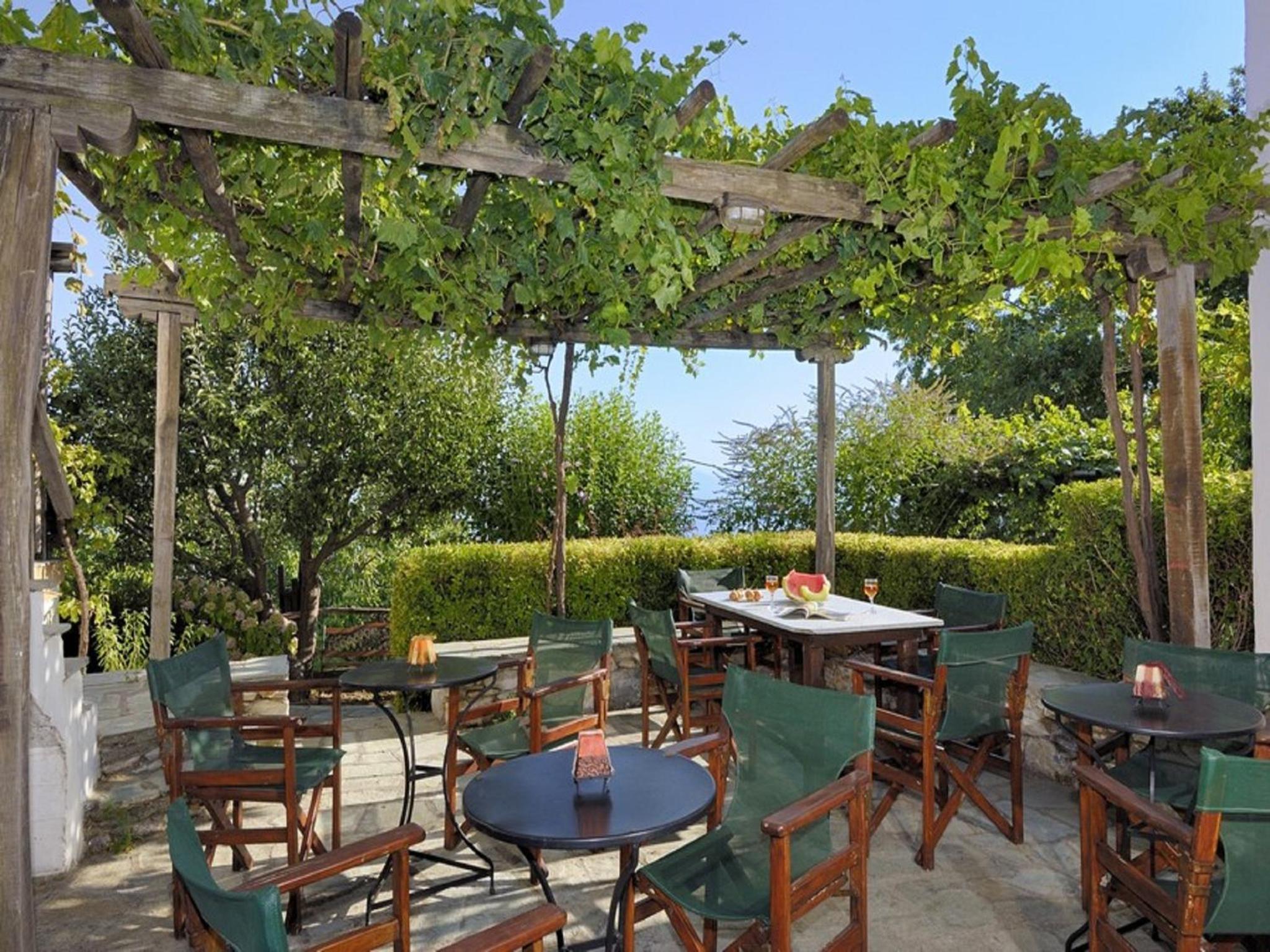 outdoor BBQ area