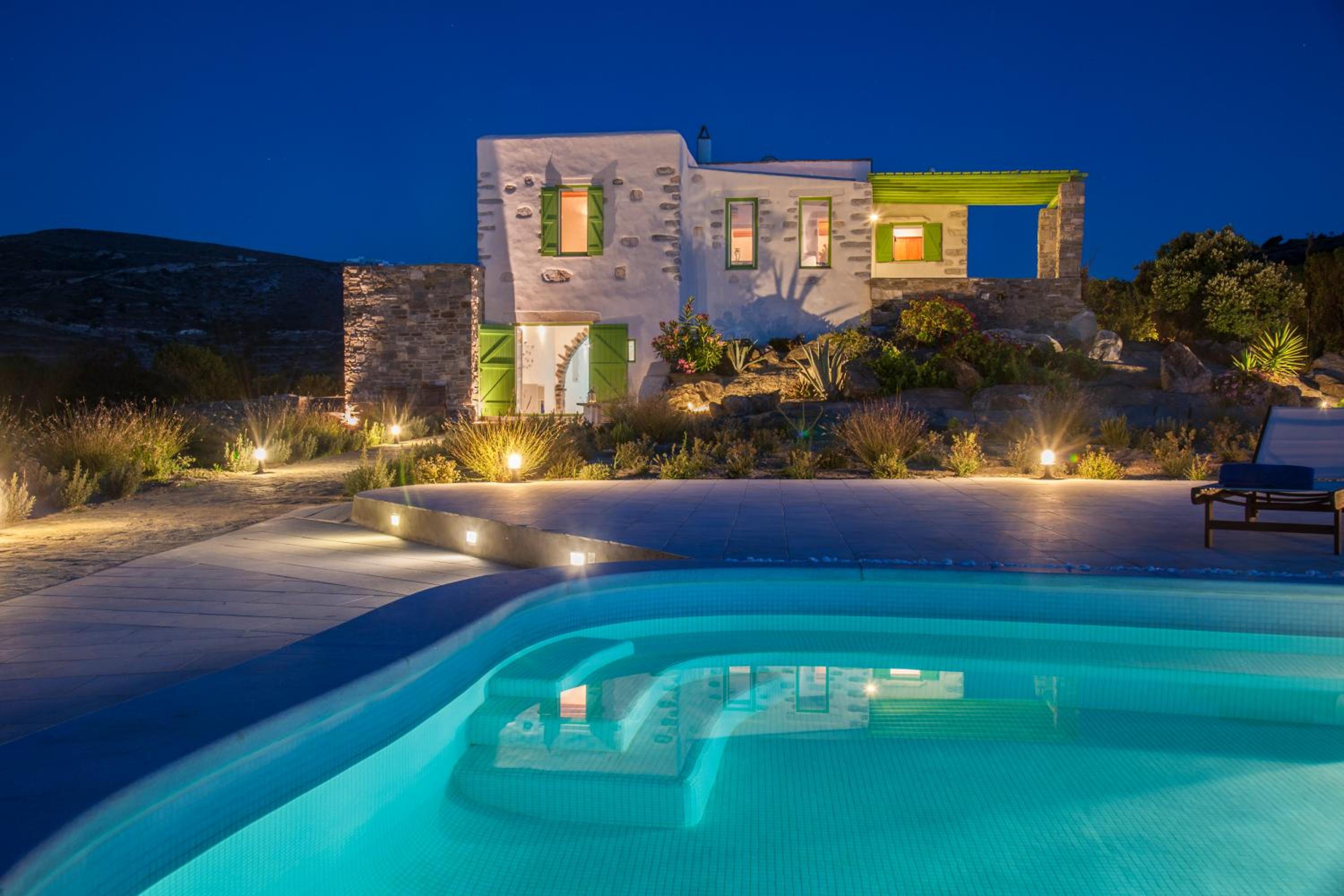 Villa Aeolos with 2 private pools view 2