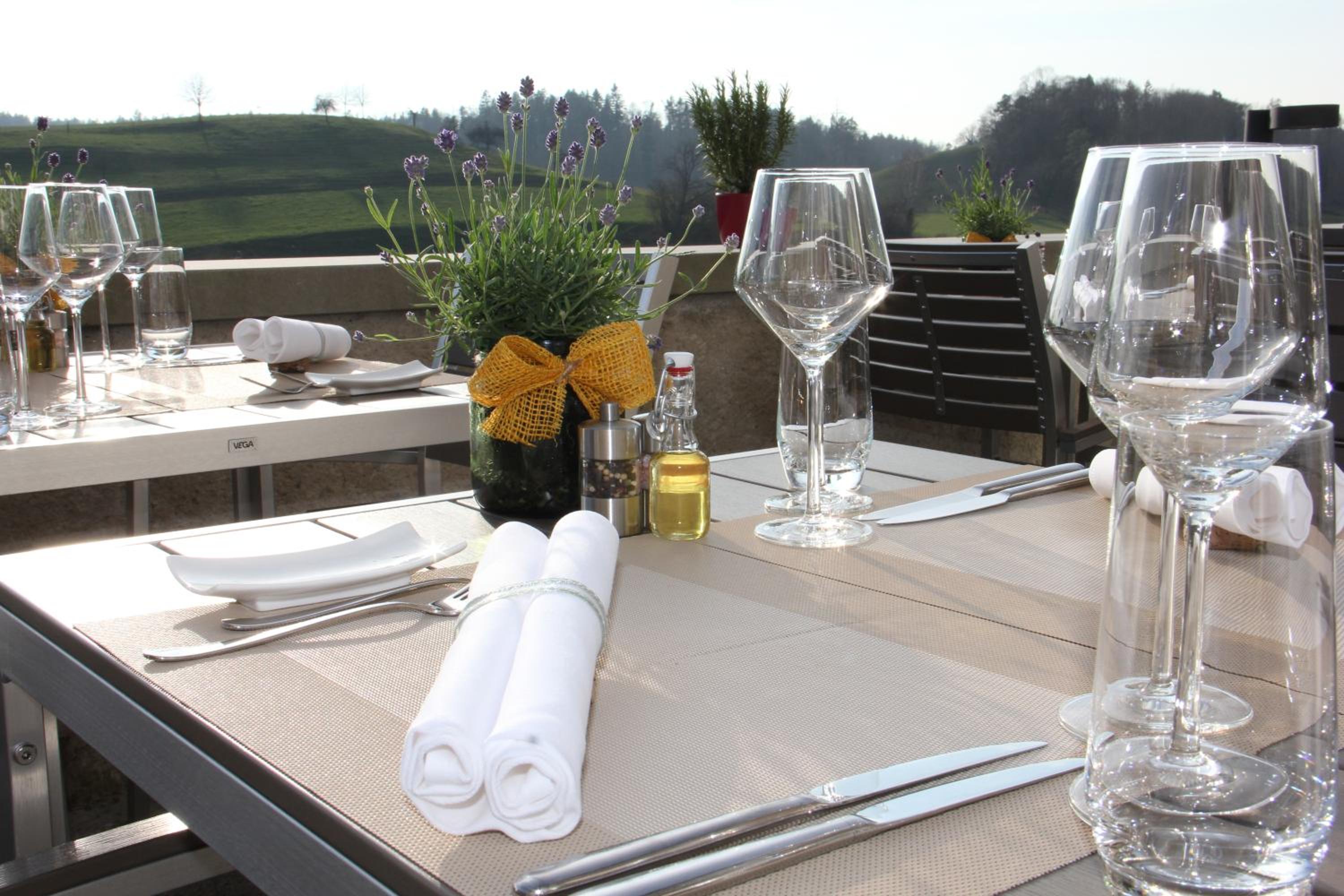 outdoor BBQ area
