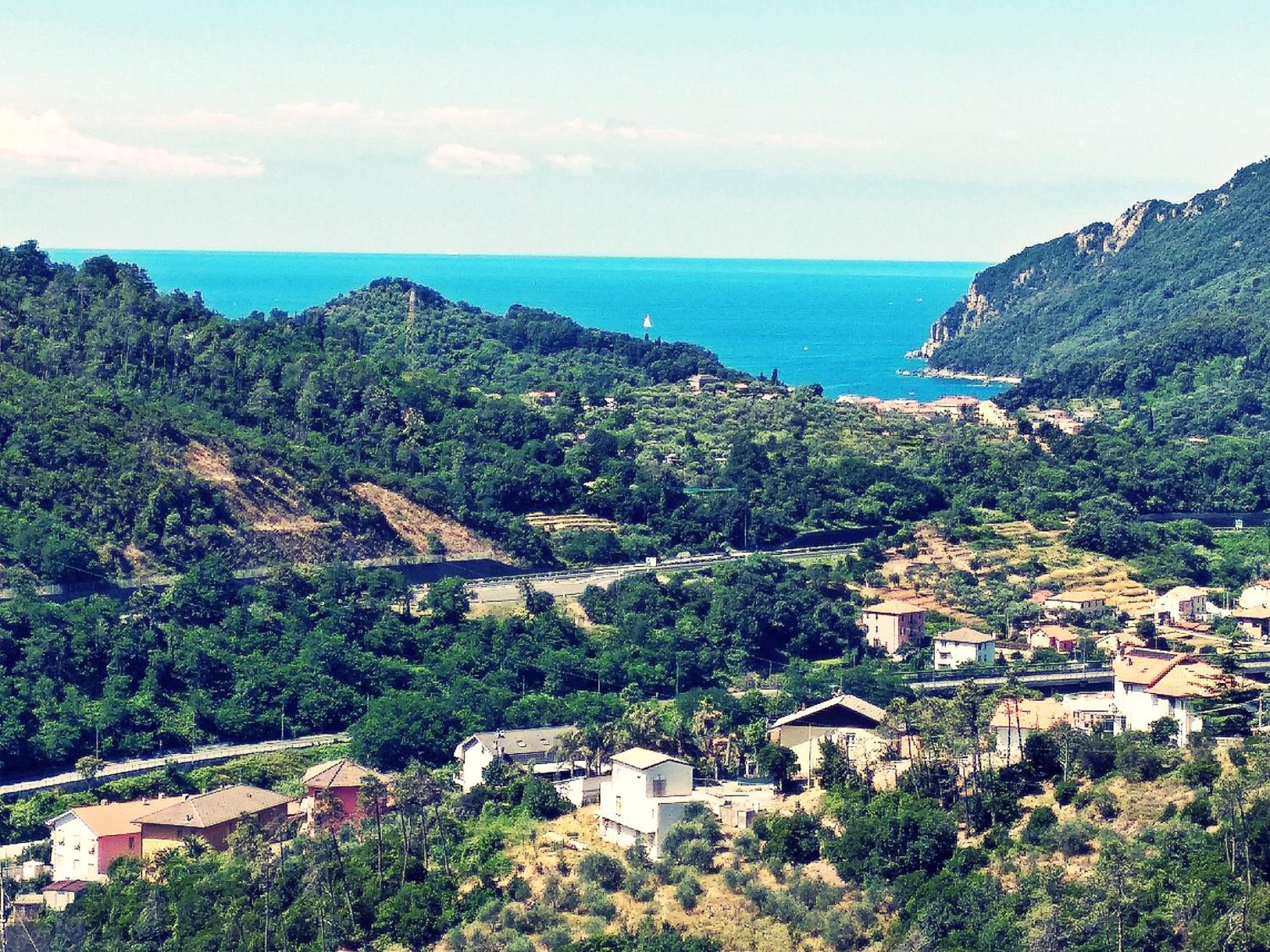 The sea from the hills view 3