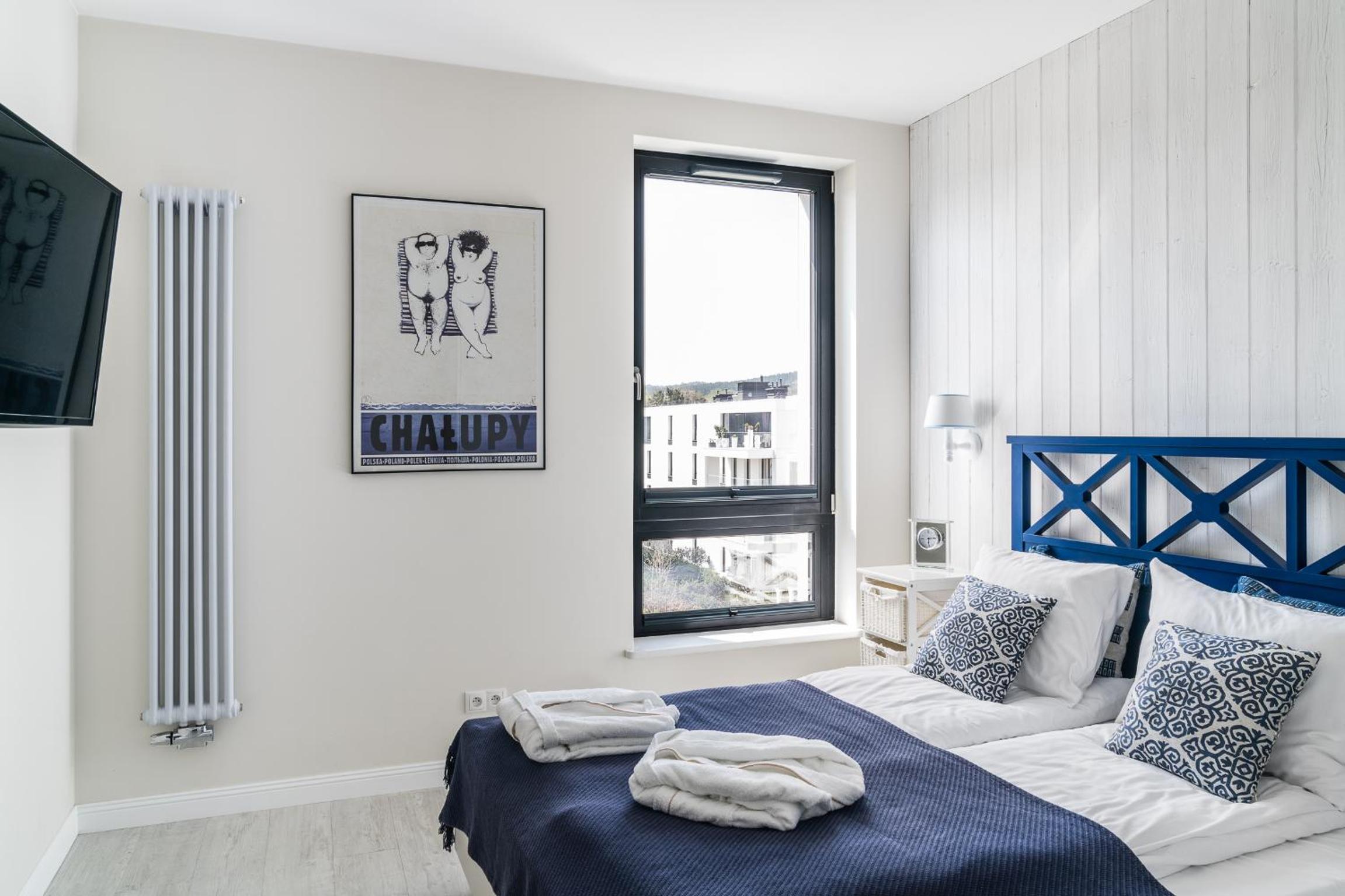 Blue Marina - Premium apartament na luskusowym zamknietym osiedlu OKRZEI by Lion Apartments Sopot