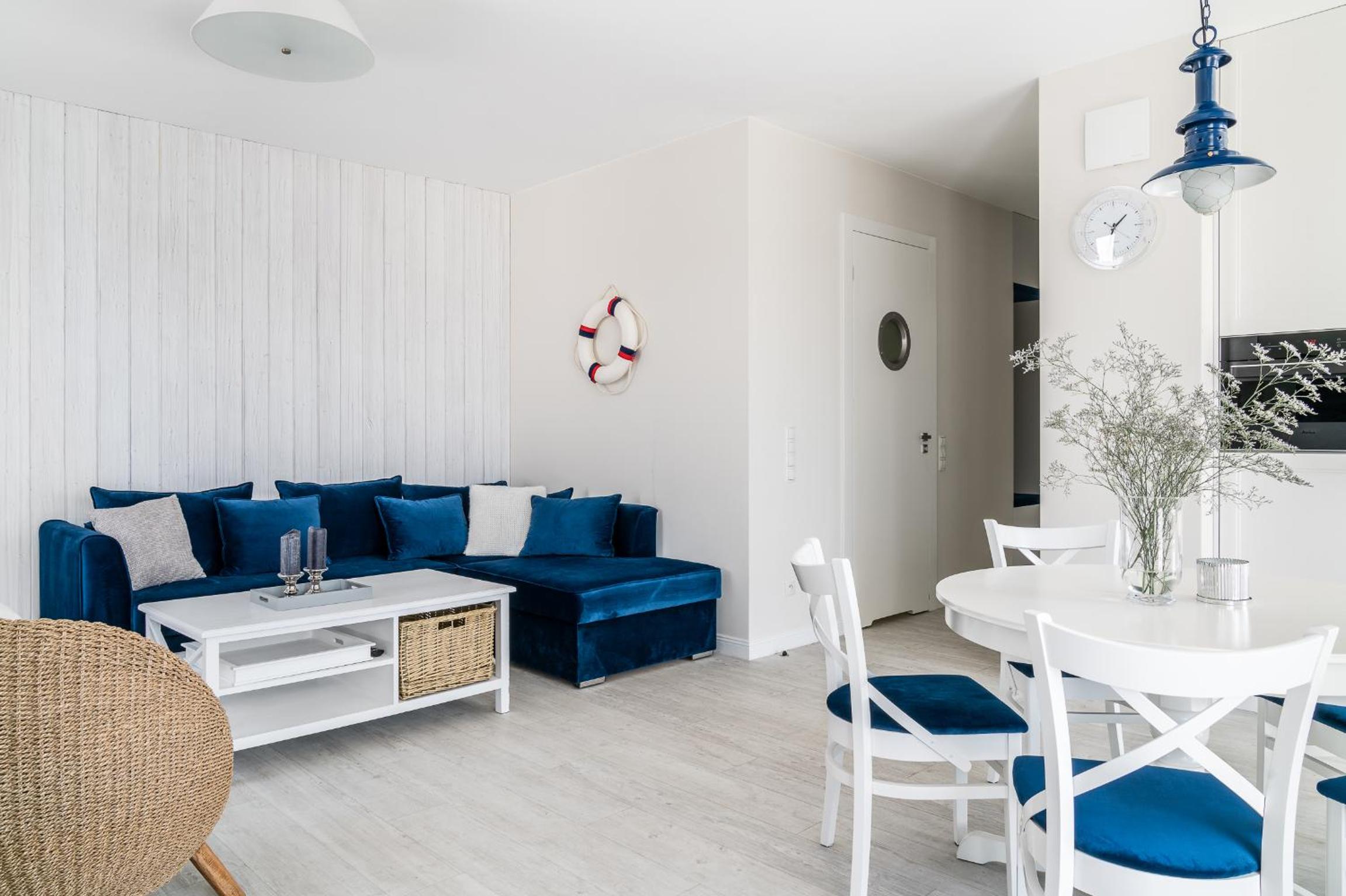 Blue Marina - Premium apartament na luskusowym zamknietym osiedlu OKRZEI by Lion Apartments Sopot