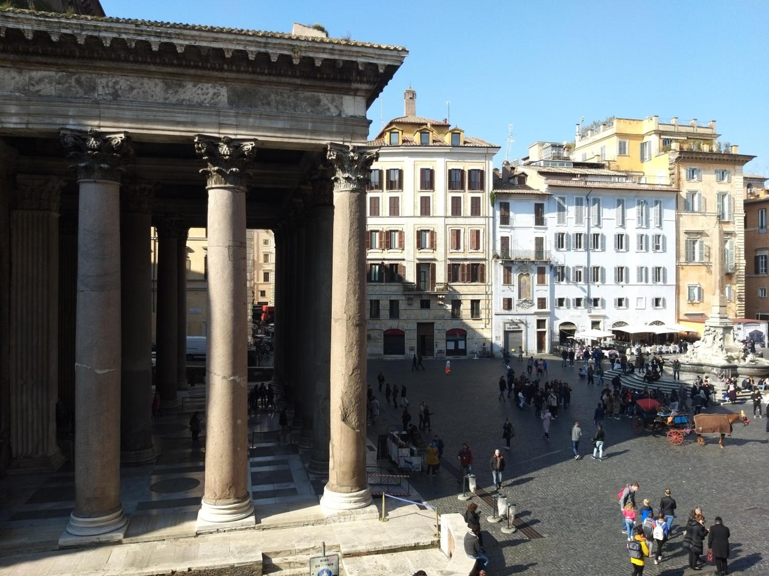 L'antica dimora con splendida vista sul Pantheon