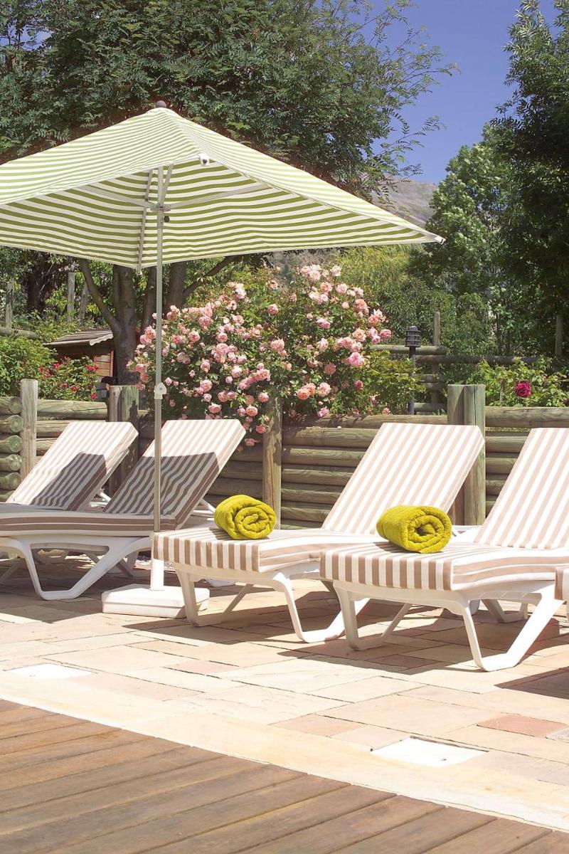 outdoor BBQ area