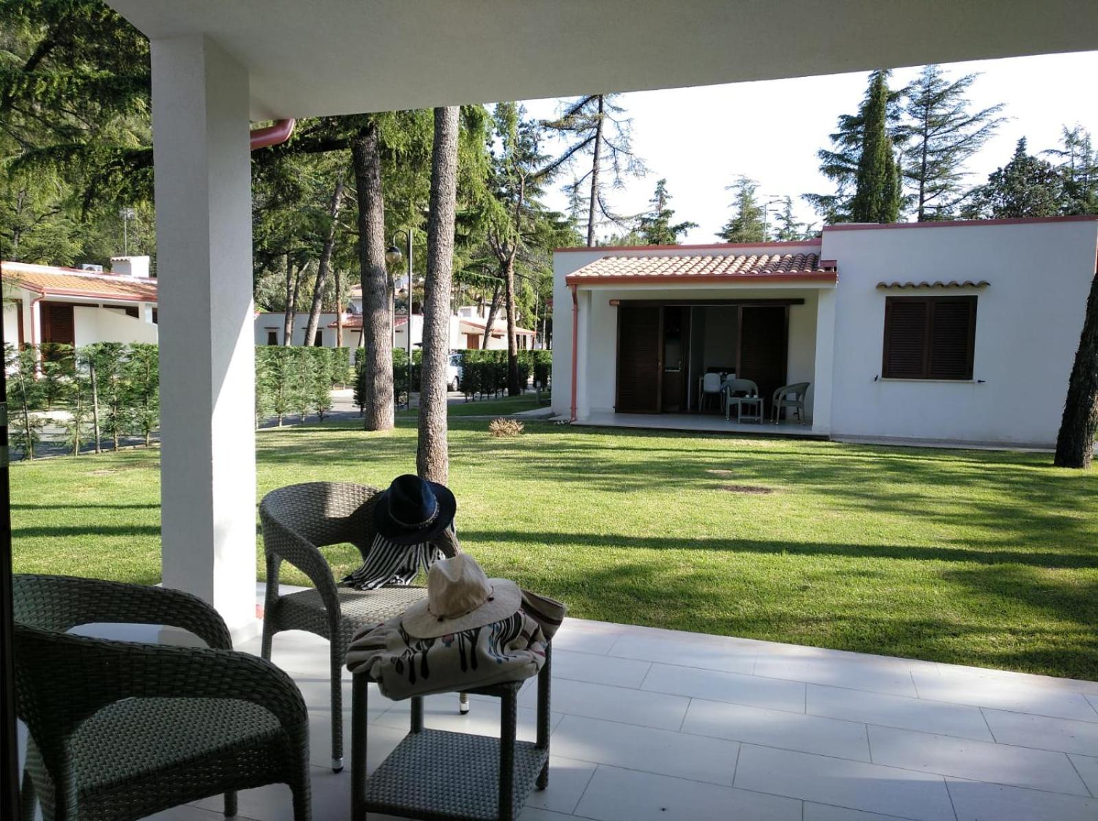 outdoor BBQ area