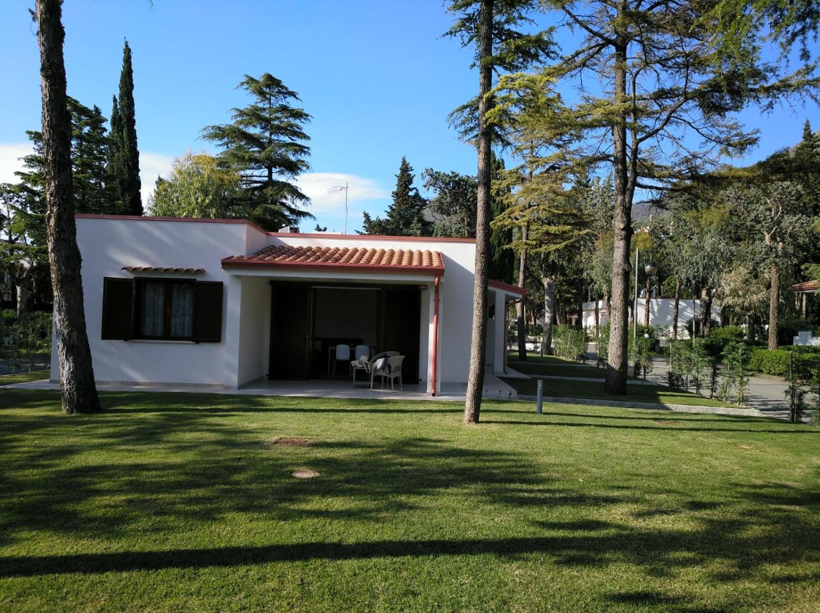 outdoor BBQ area