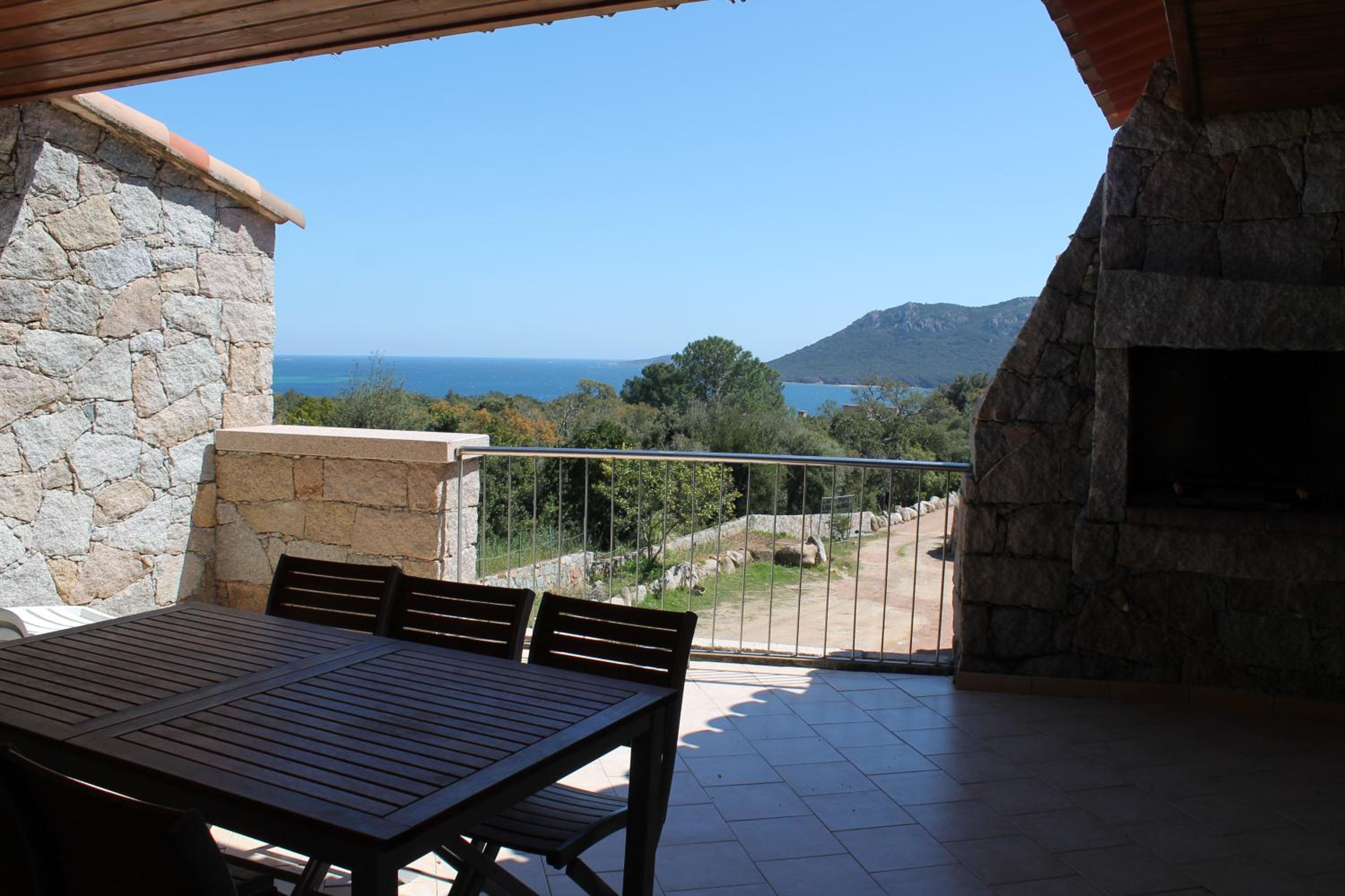 outdoor BBQ area