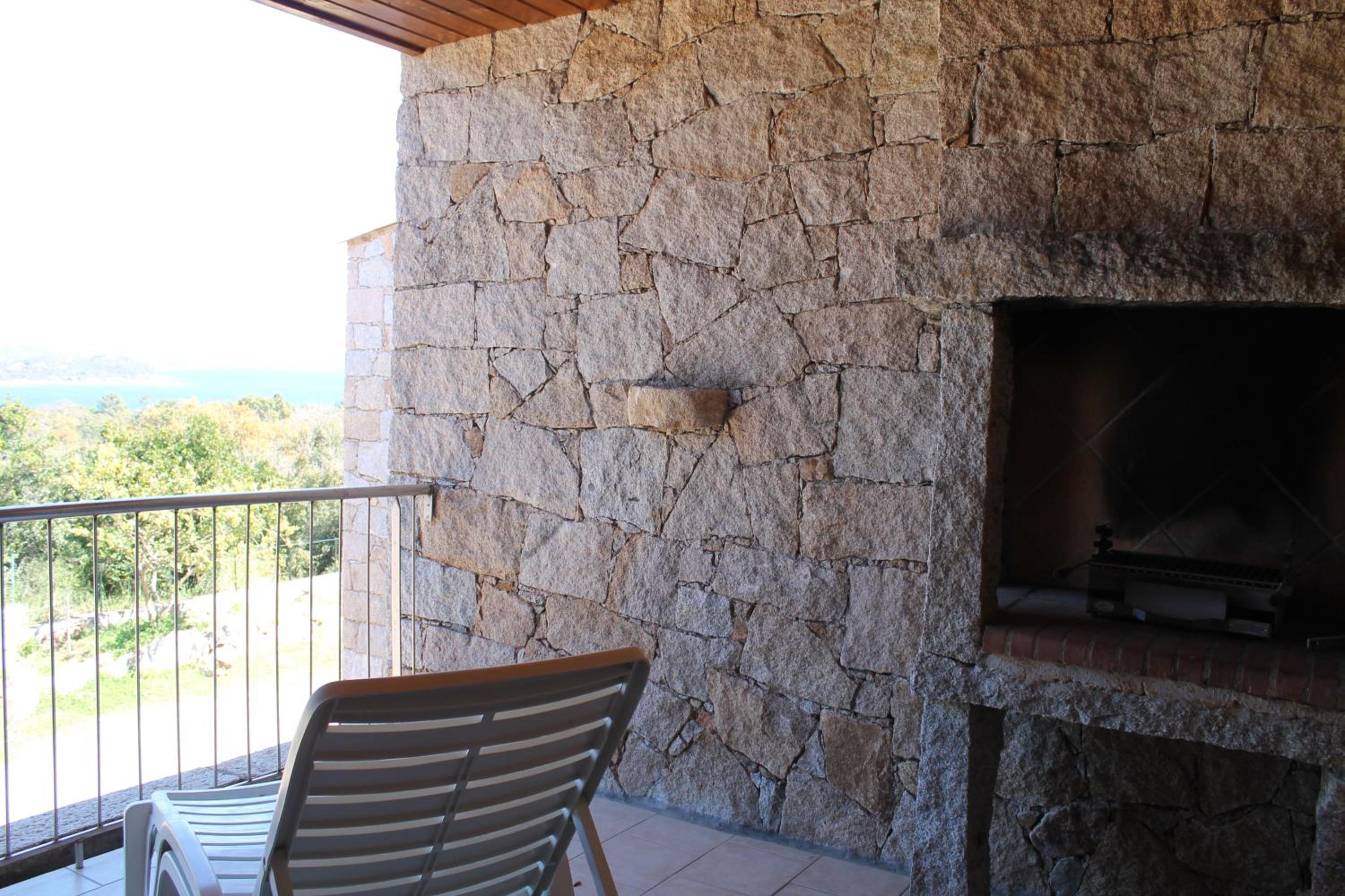 outdoor BBQ area