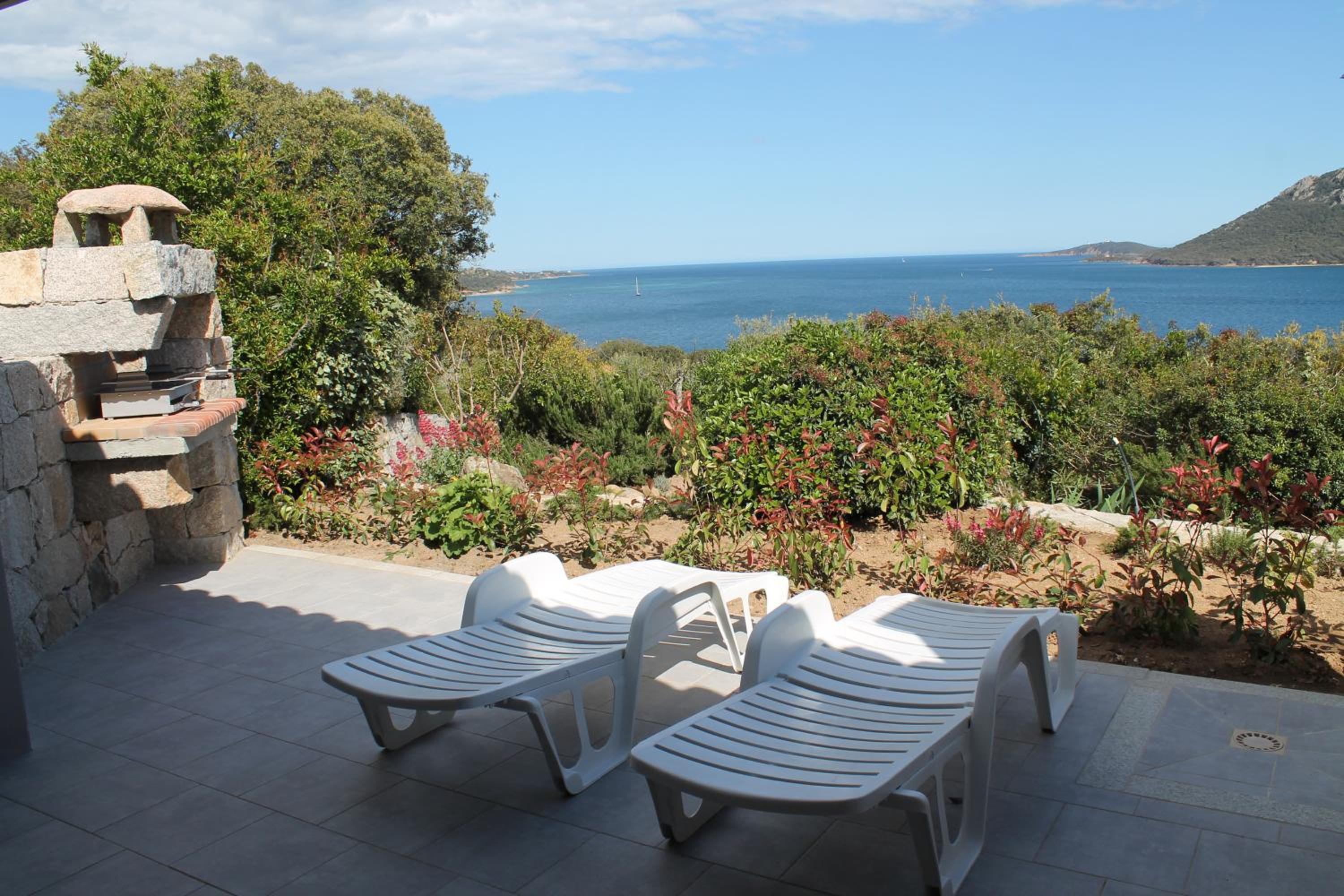 outdoor BBQ area