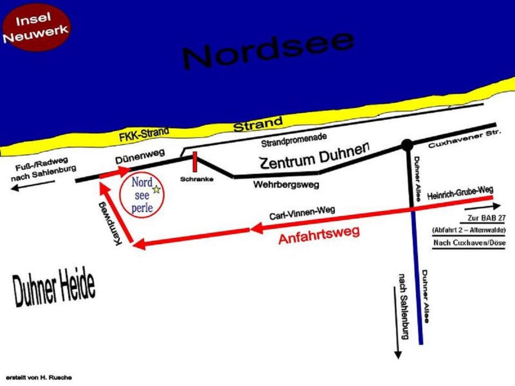 Haus Nordseeperle Whg 5 Seesicht