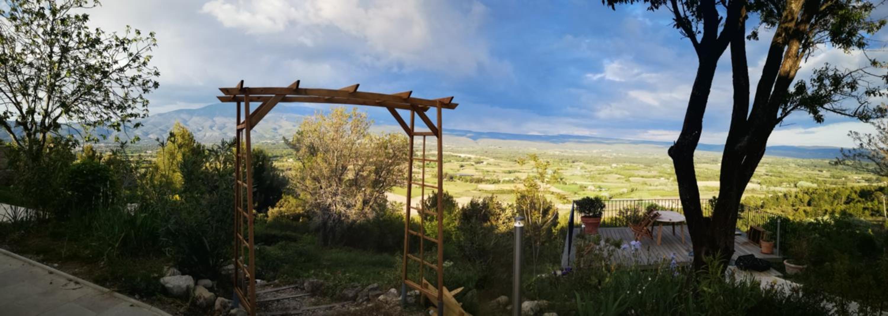 outdoor BBQ area