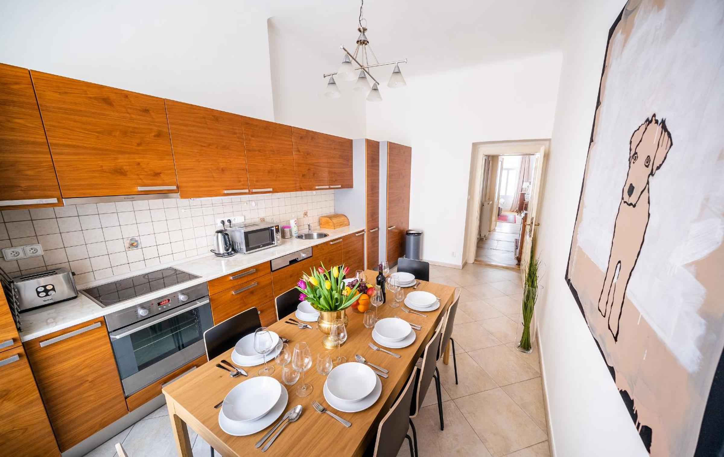 Kafka Apartment 4BR+2bath Old Town