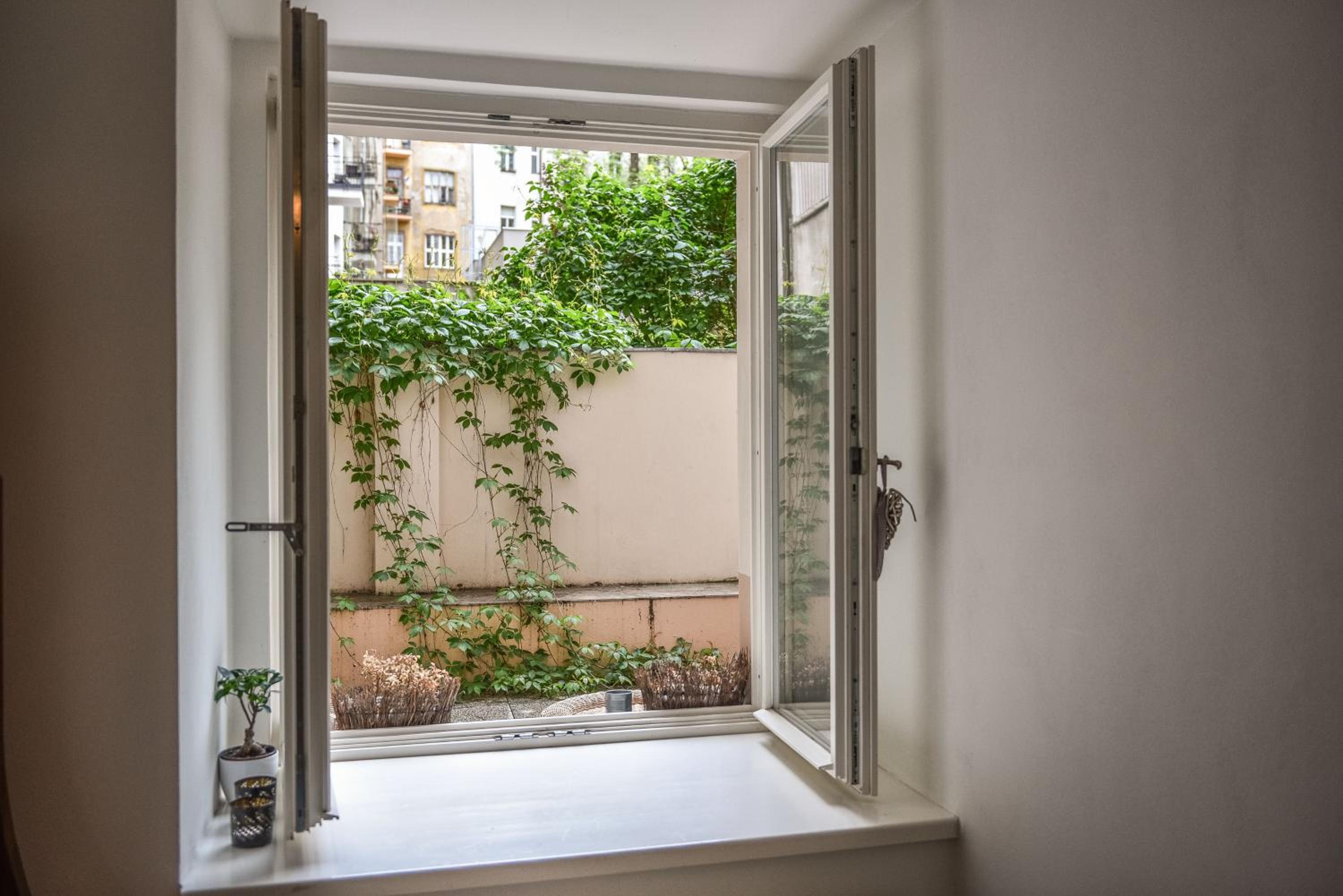 Quiet apartment in the city center with own terrace