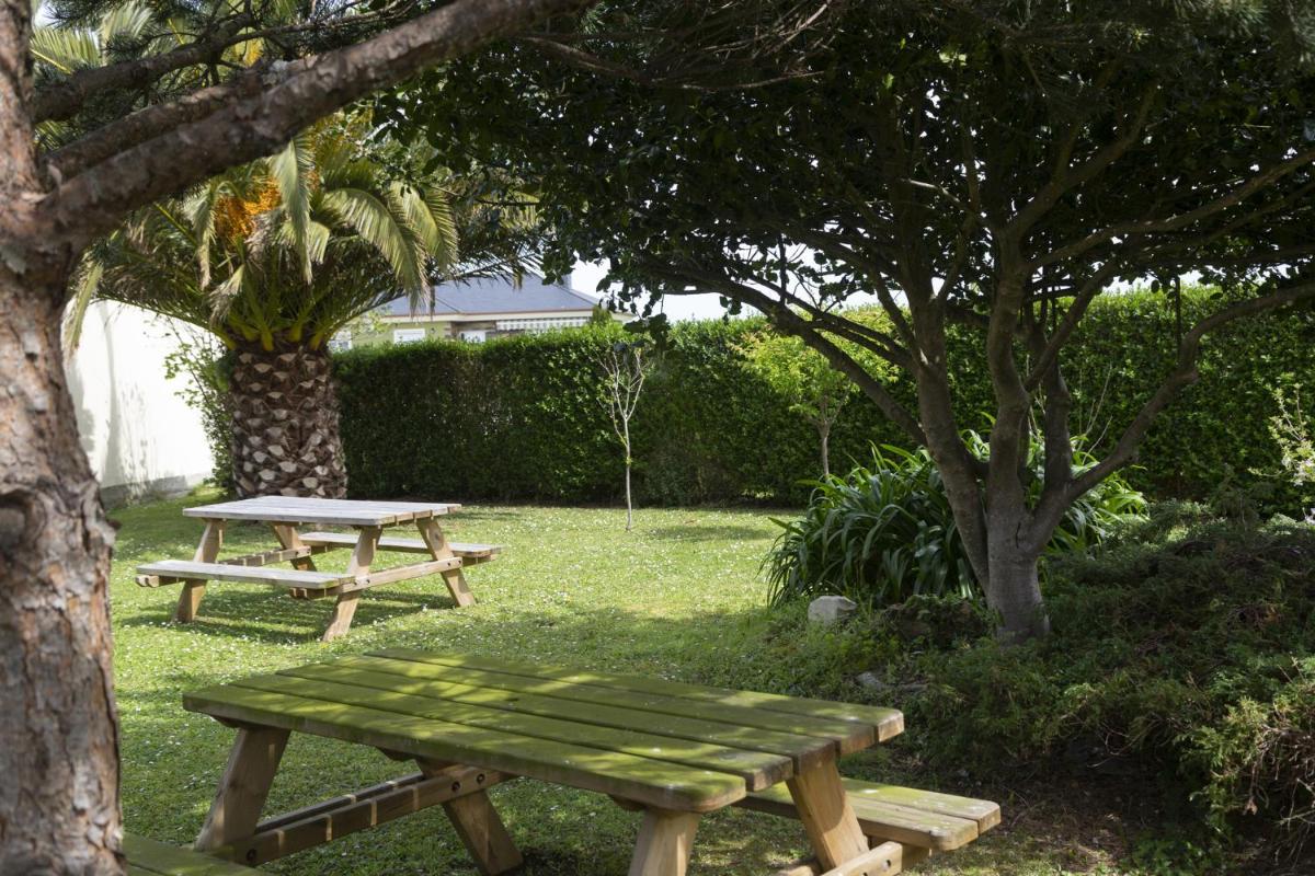 outdoor BBQ area