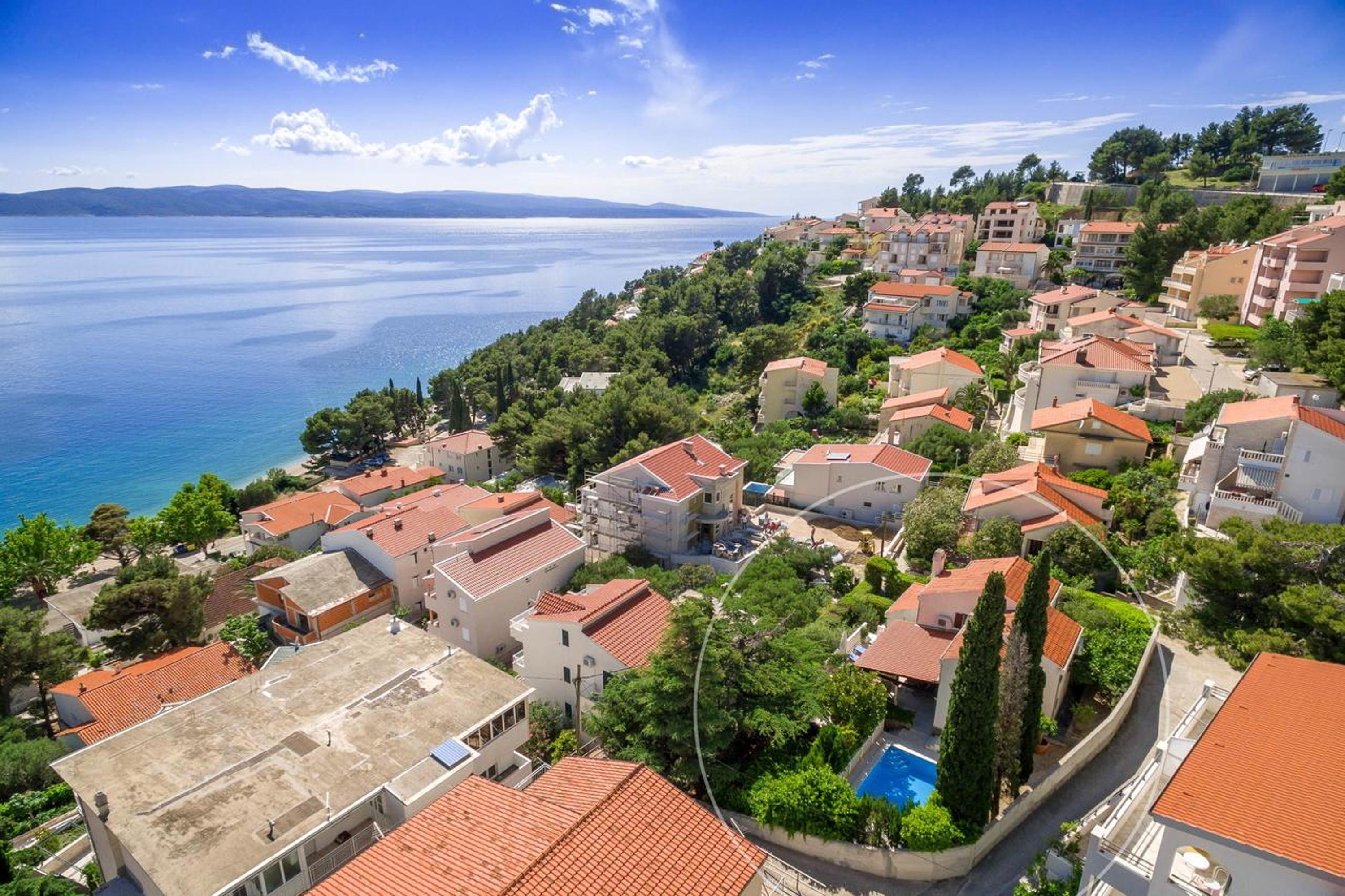 Villa Skalinada - Pool, Sea View & Private Path to Beach I Baška Voda