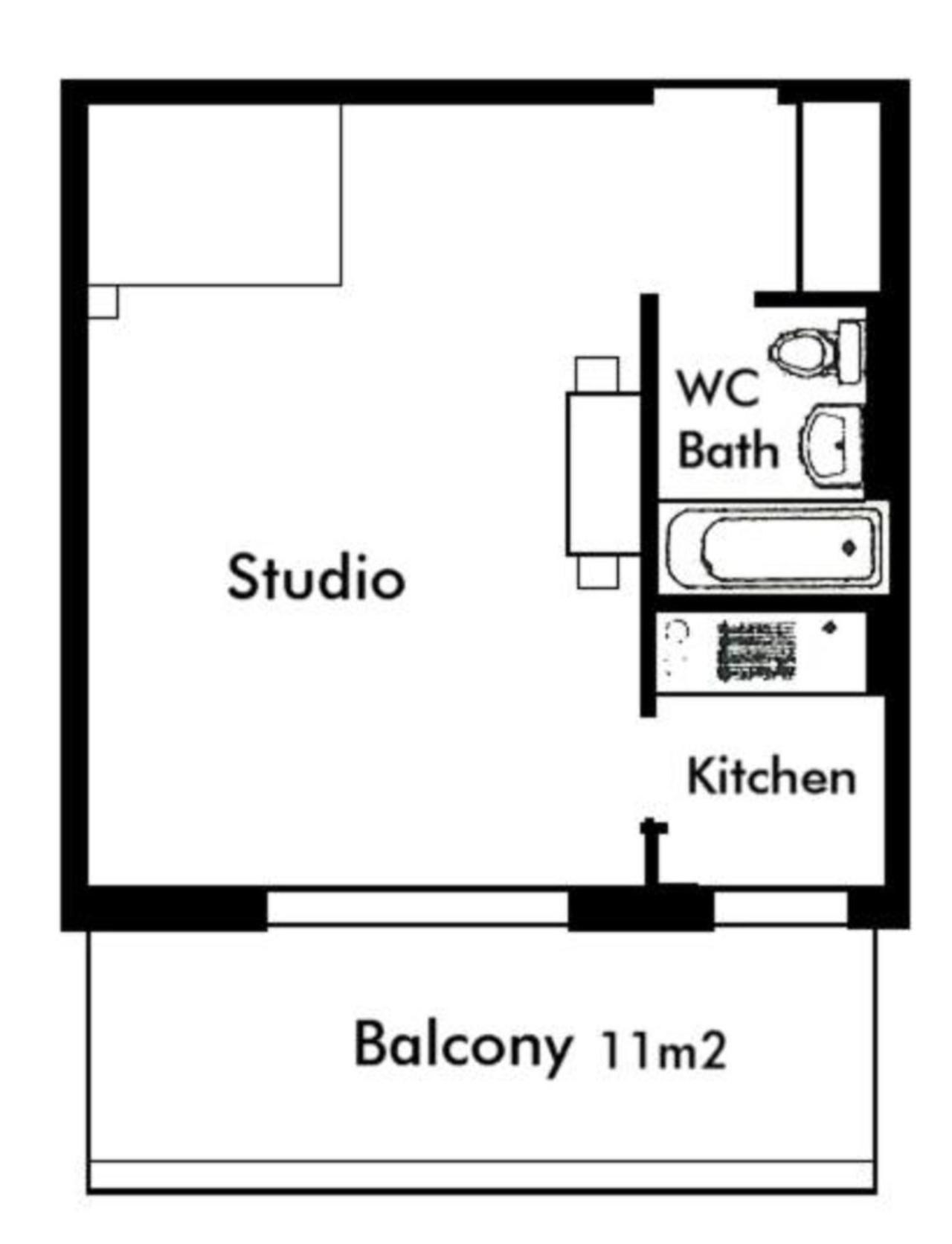 Charming Studio with Balcony | 71