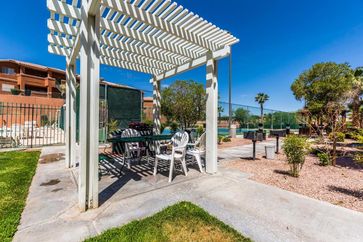 outdoor BBQ area