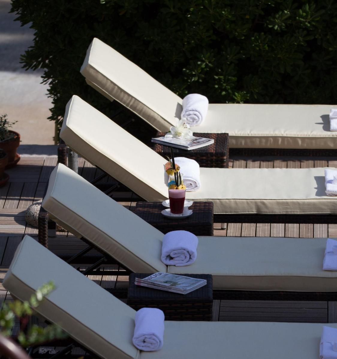 outdoor BBQ area