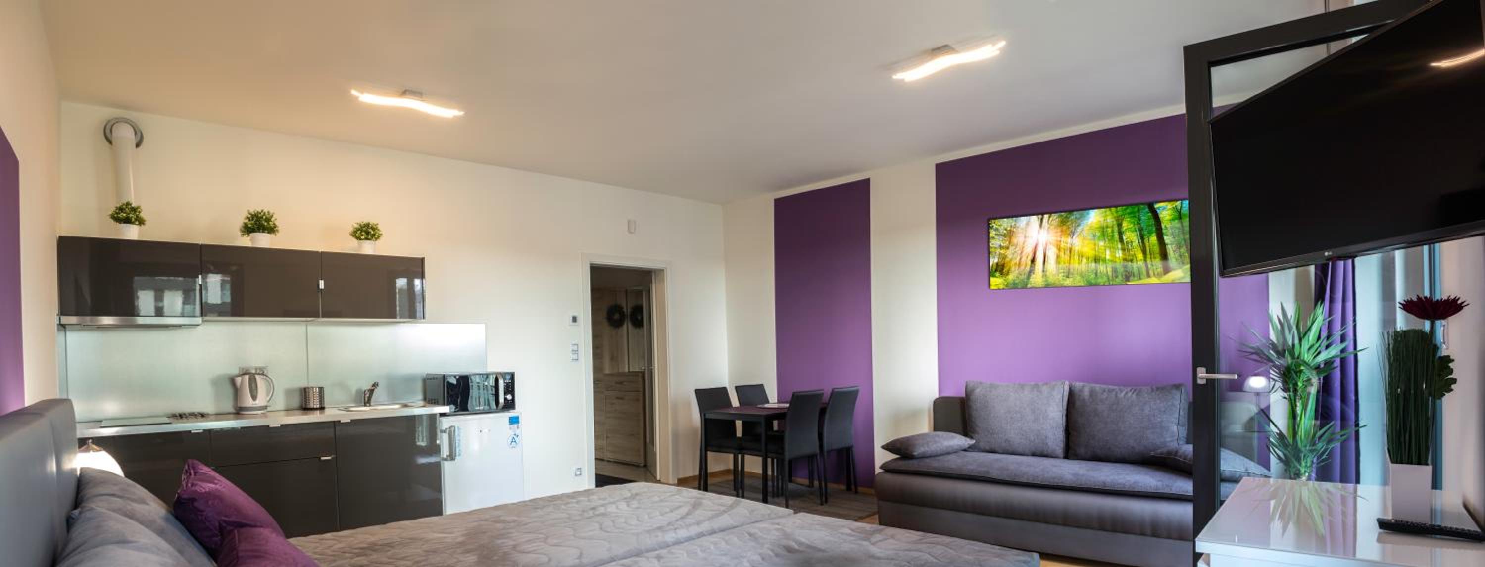 Prague apartment in residential tower · parking