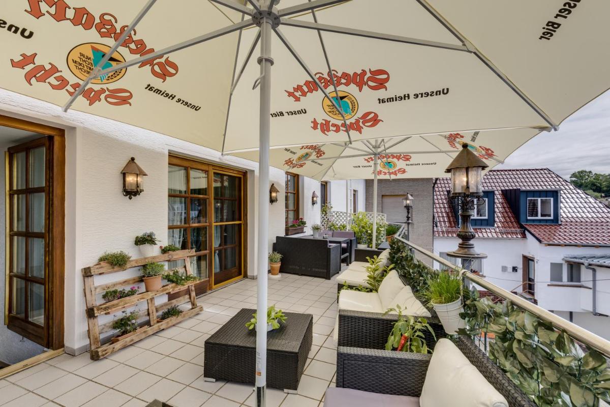 outdoor BBQ area