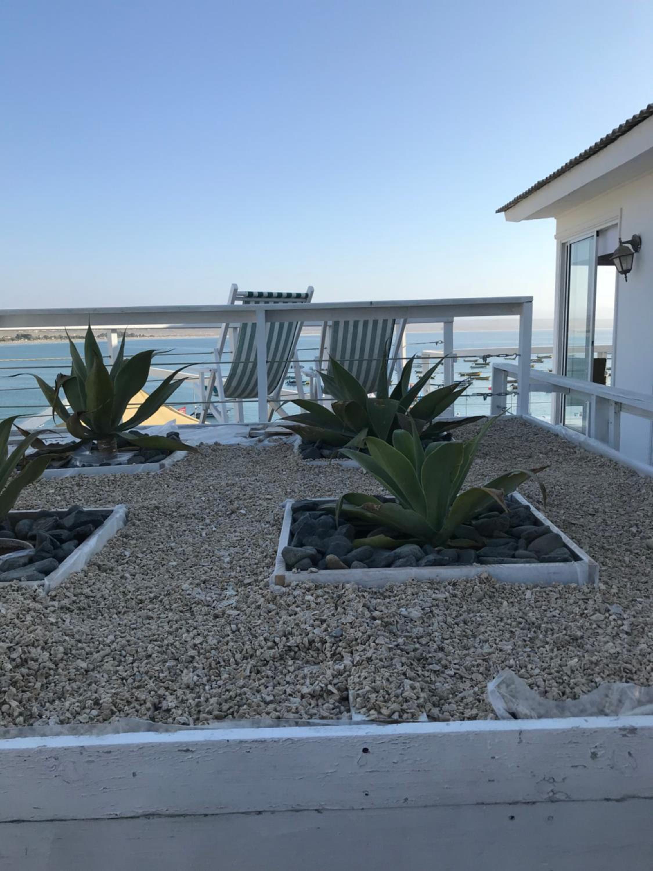 outdoor BBQ area