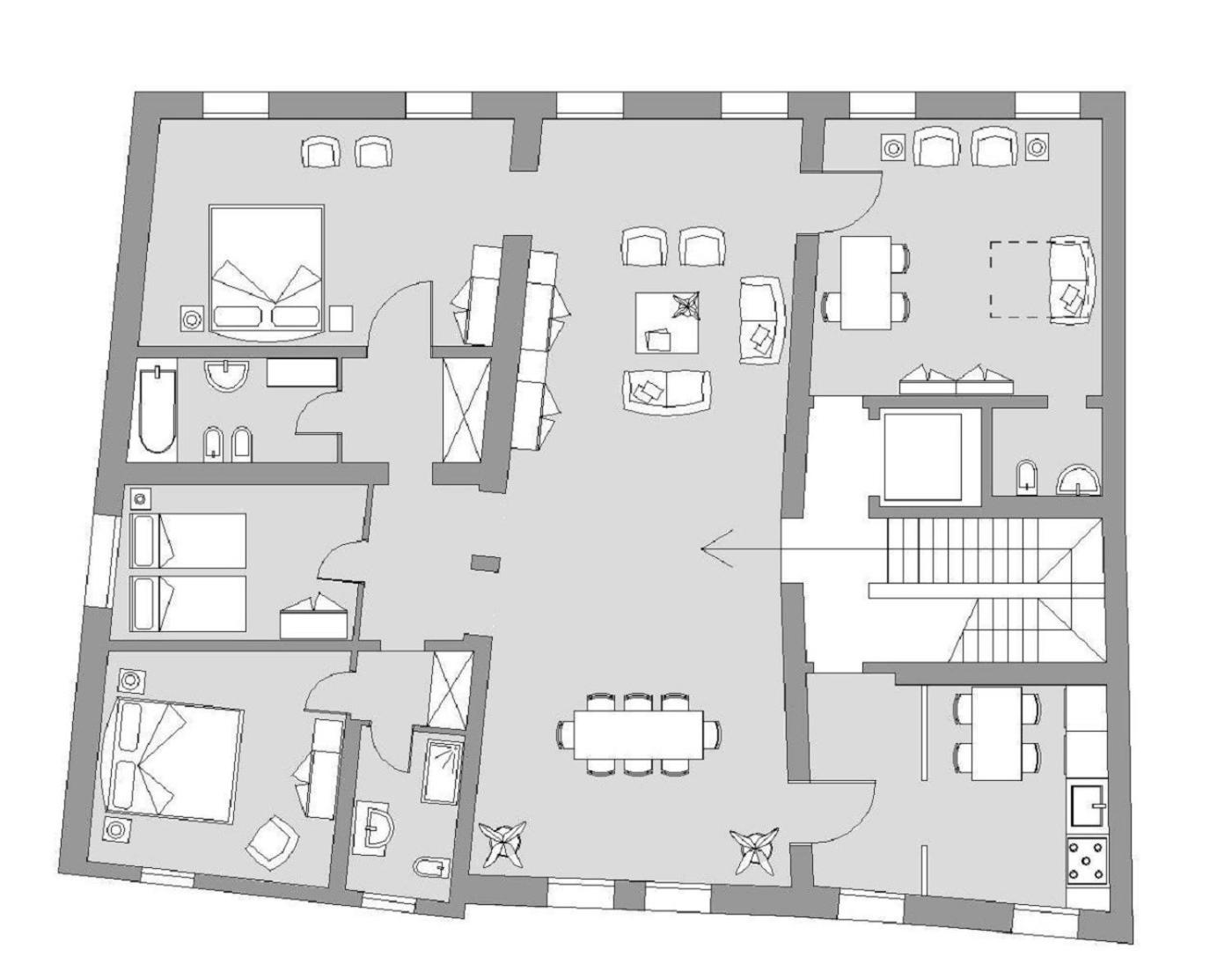 Ca' del Monastero 4 Collection Apartment up to 8 Guests with Lift