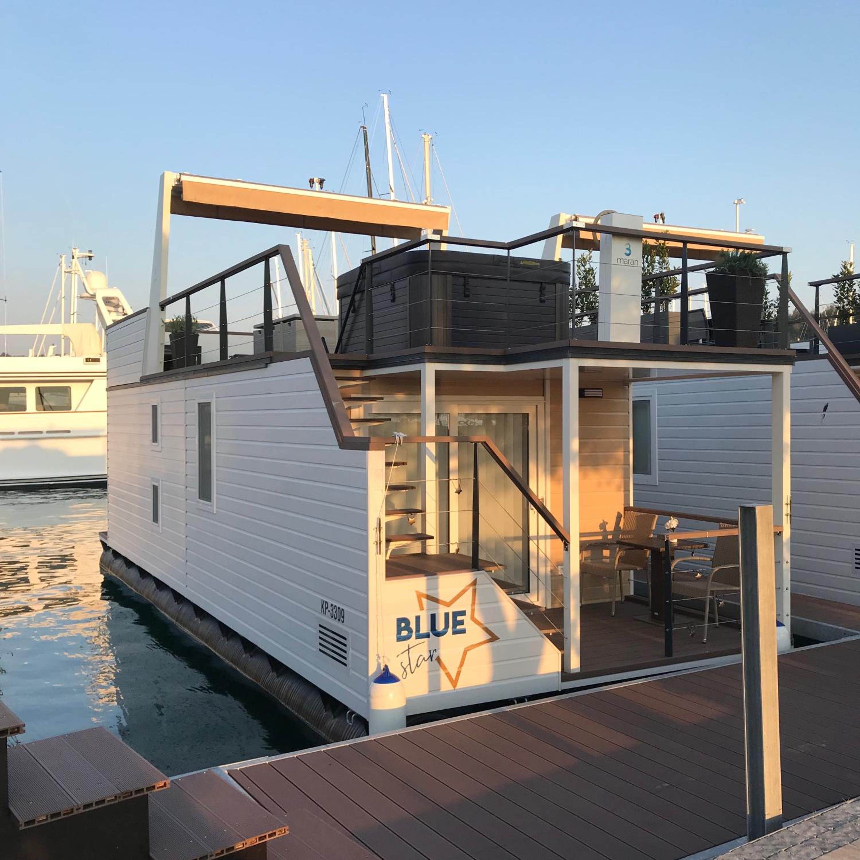 Floating House Blue Moon