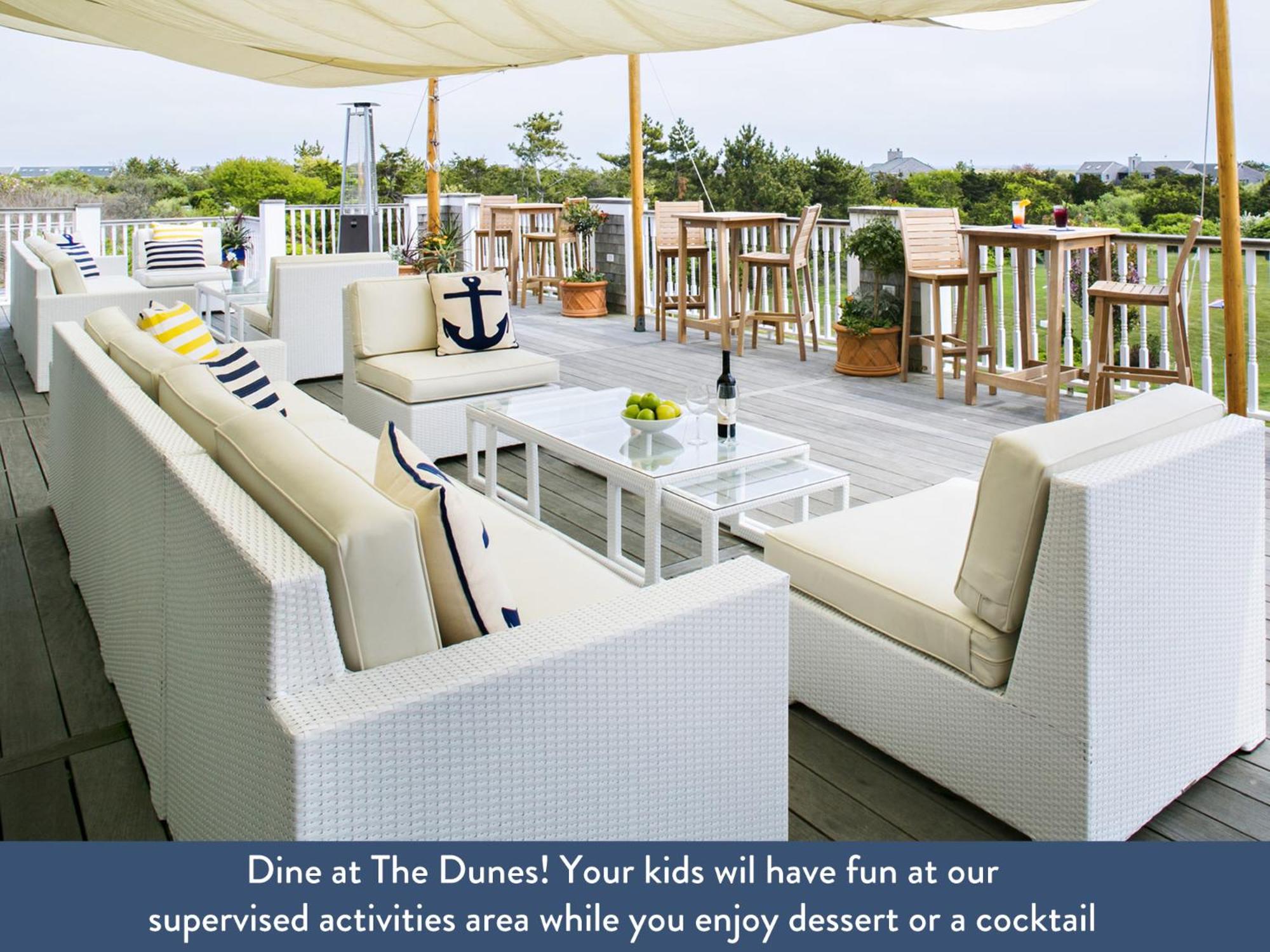 outdoor BBQ area