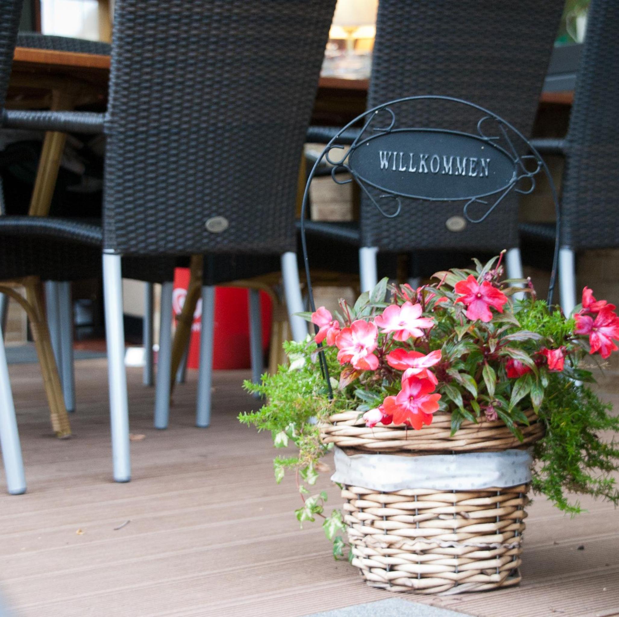outdoor BBQ area
