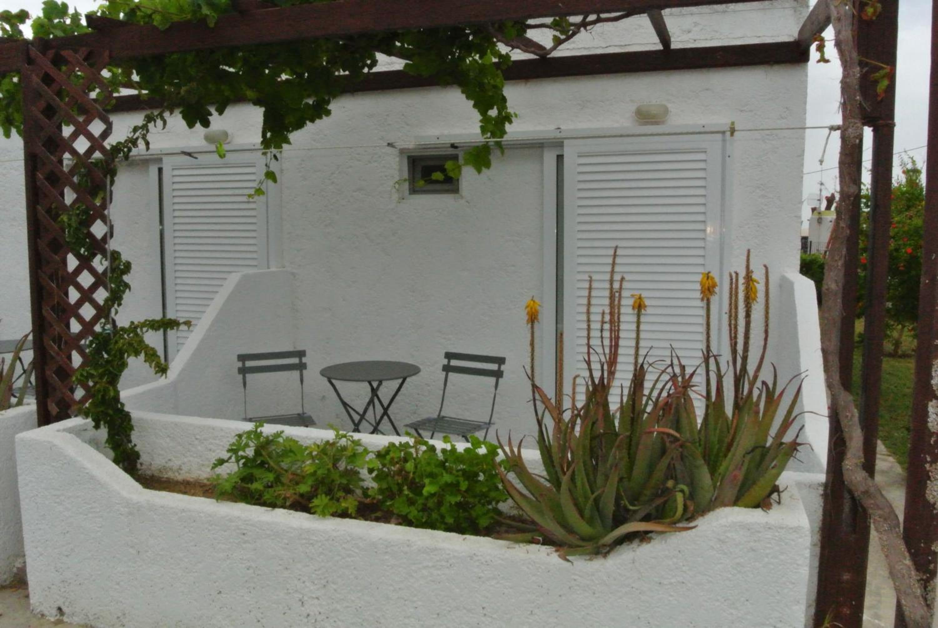 outdoor BBQ area