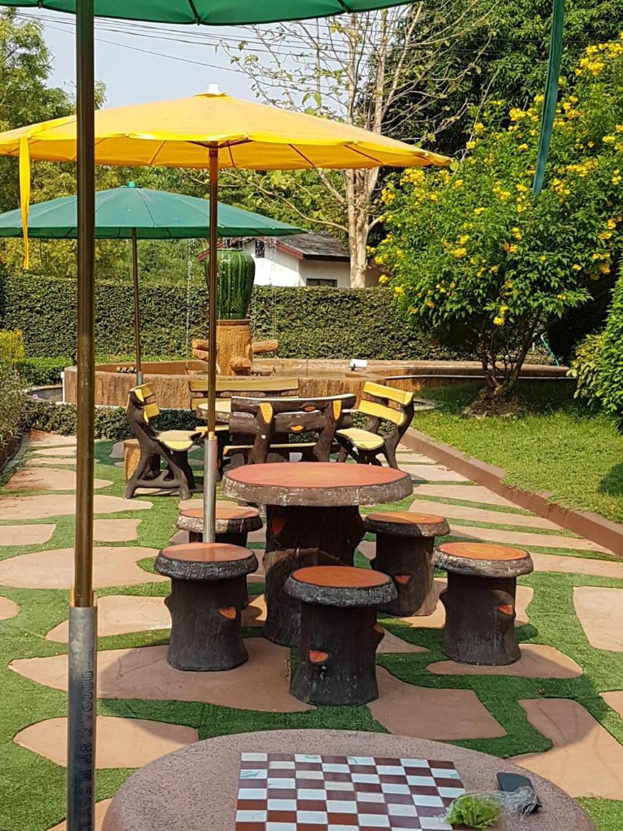 outdoor BBQ area