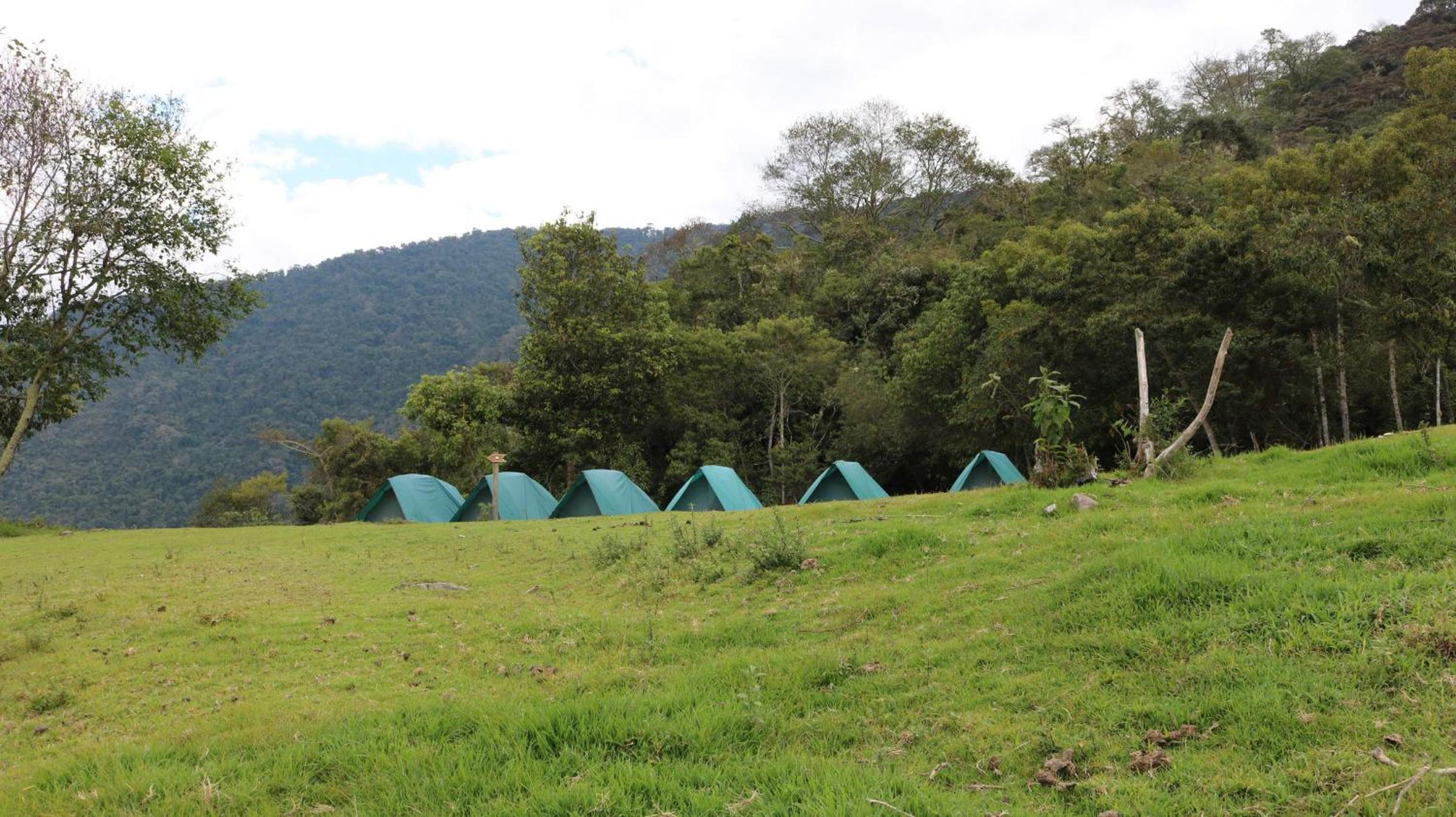 Llactapata Lodge overlooking Machu Picchu - camping - restaurant
