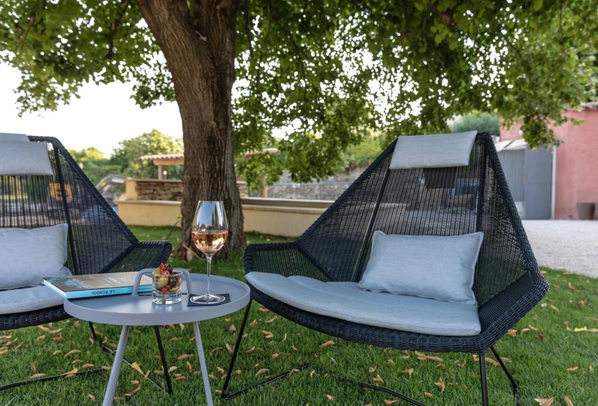 outdoor BBQ area