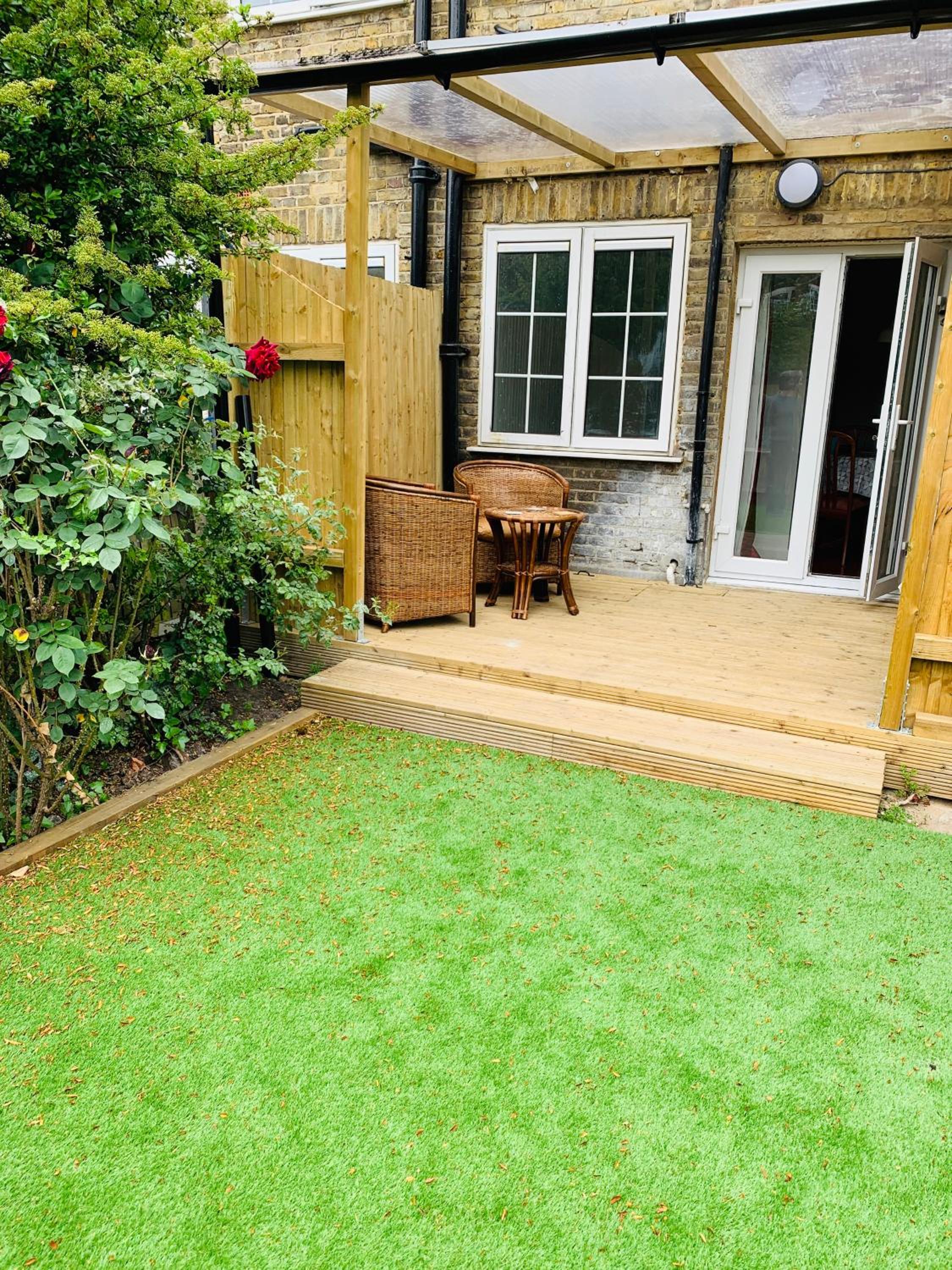 outdoor bbq area