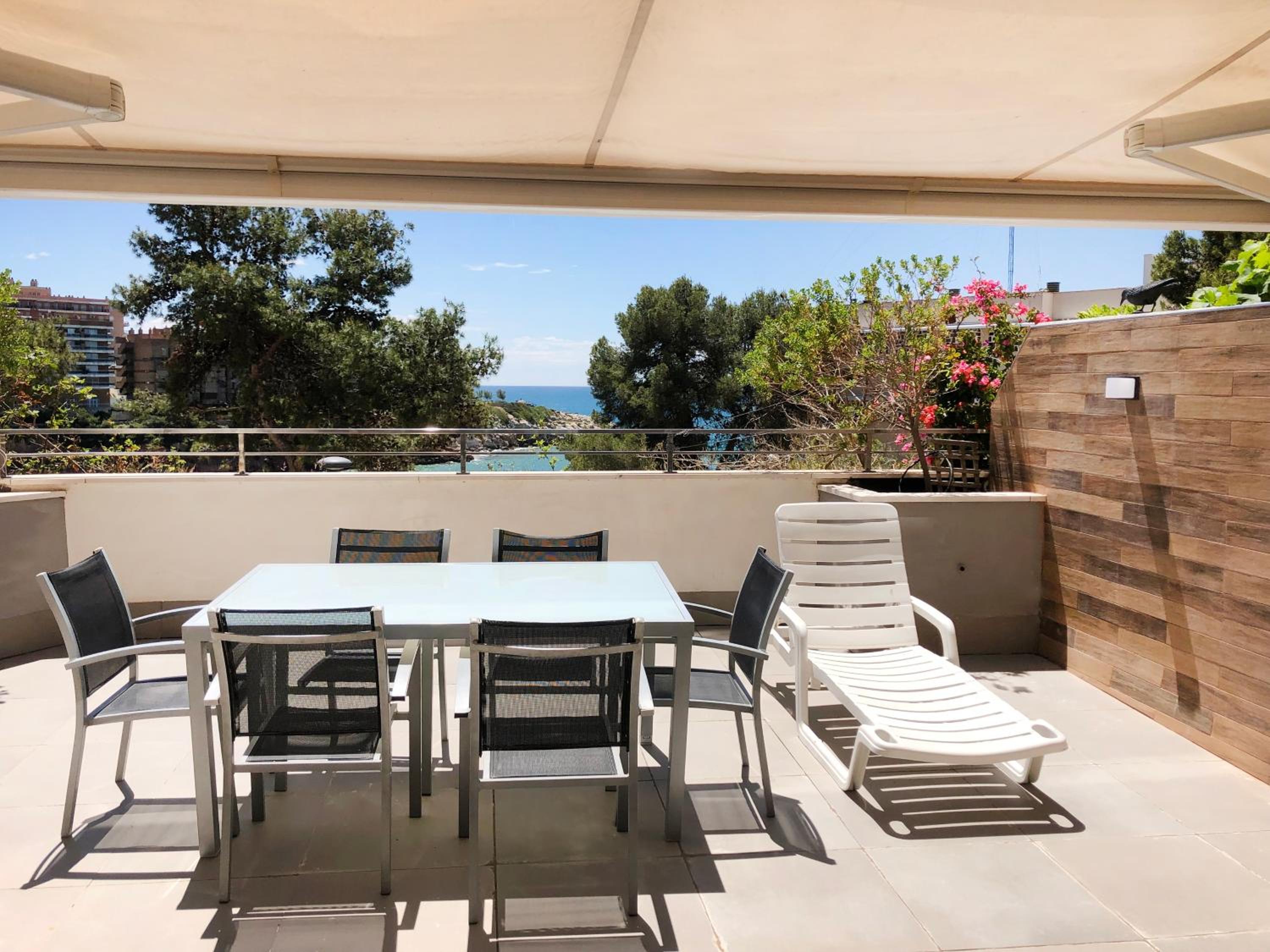 Apartamento Playa Capellans - Gran terraza view 2