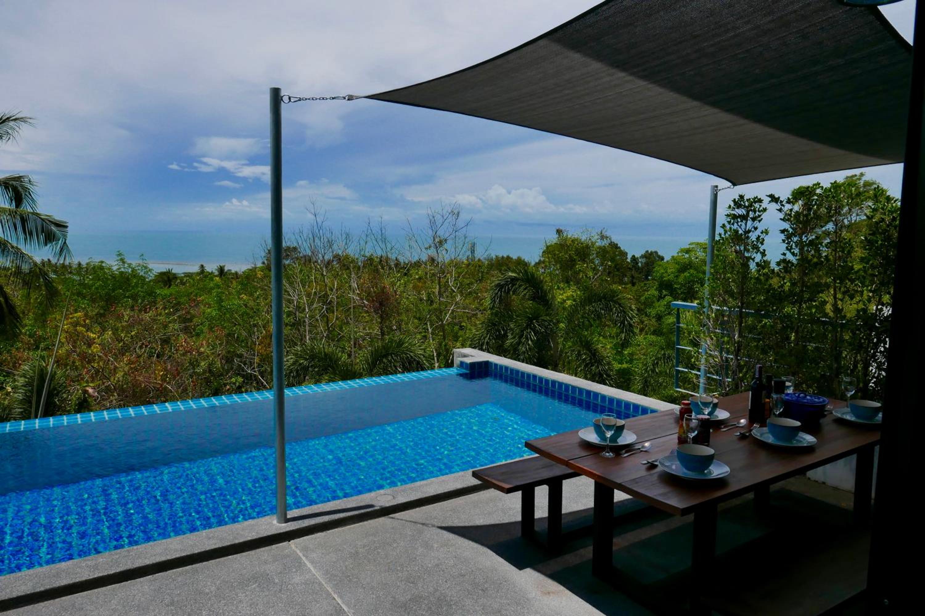 Ko Samui Seaview pool villa Philippa with car view 5