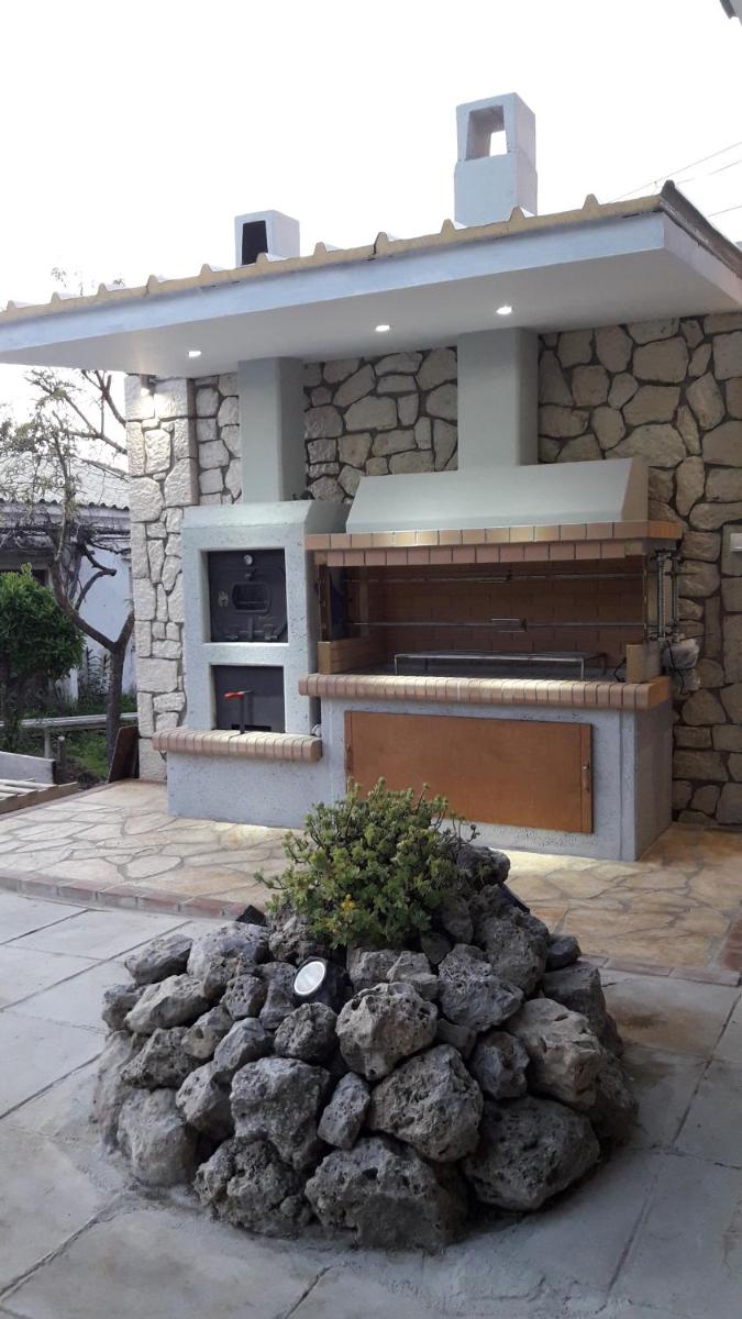 outdoor BBQ area