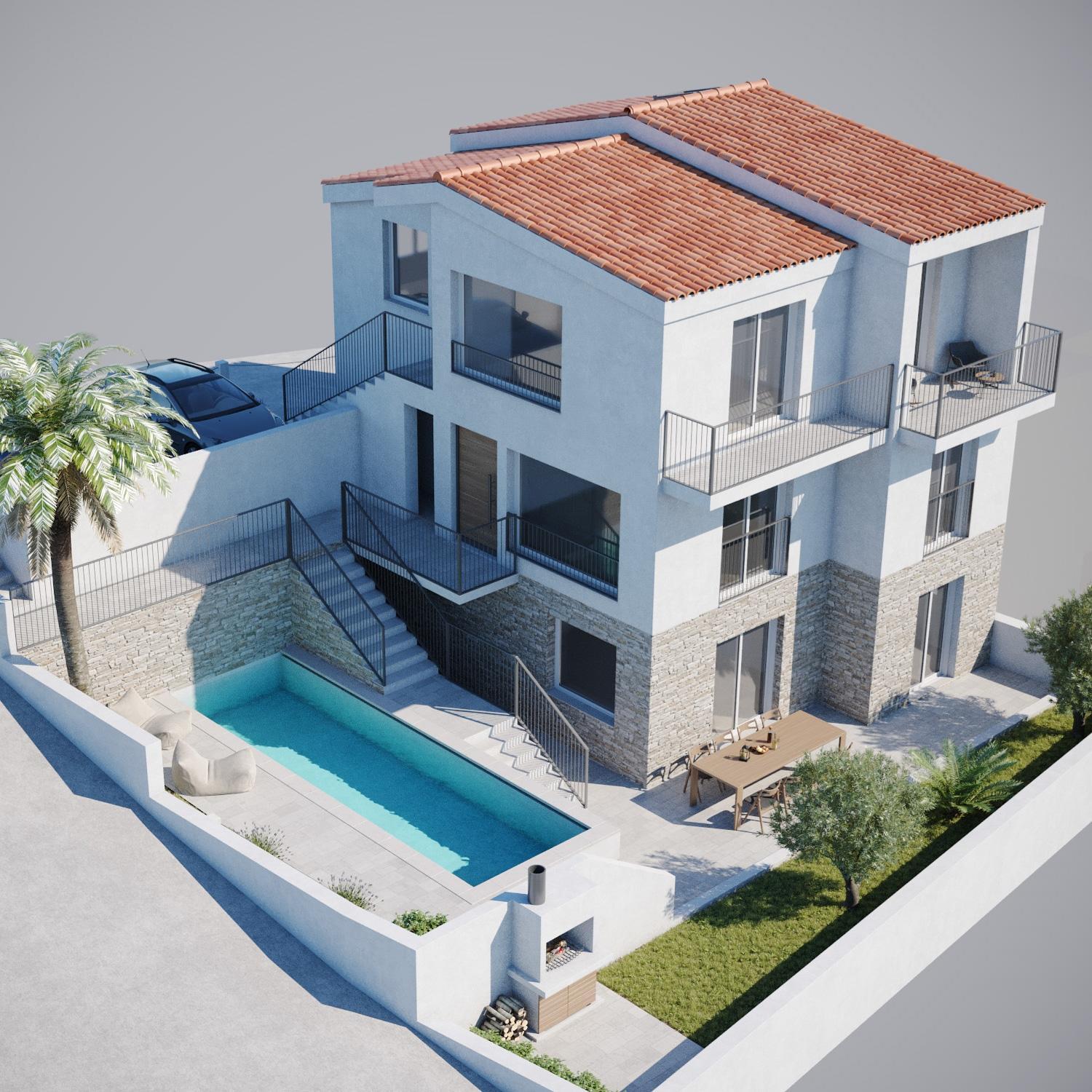 NEW!! Seafront Vila Hrvatska view 5