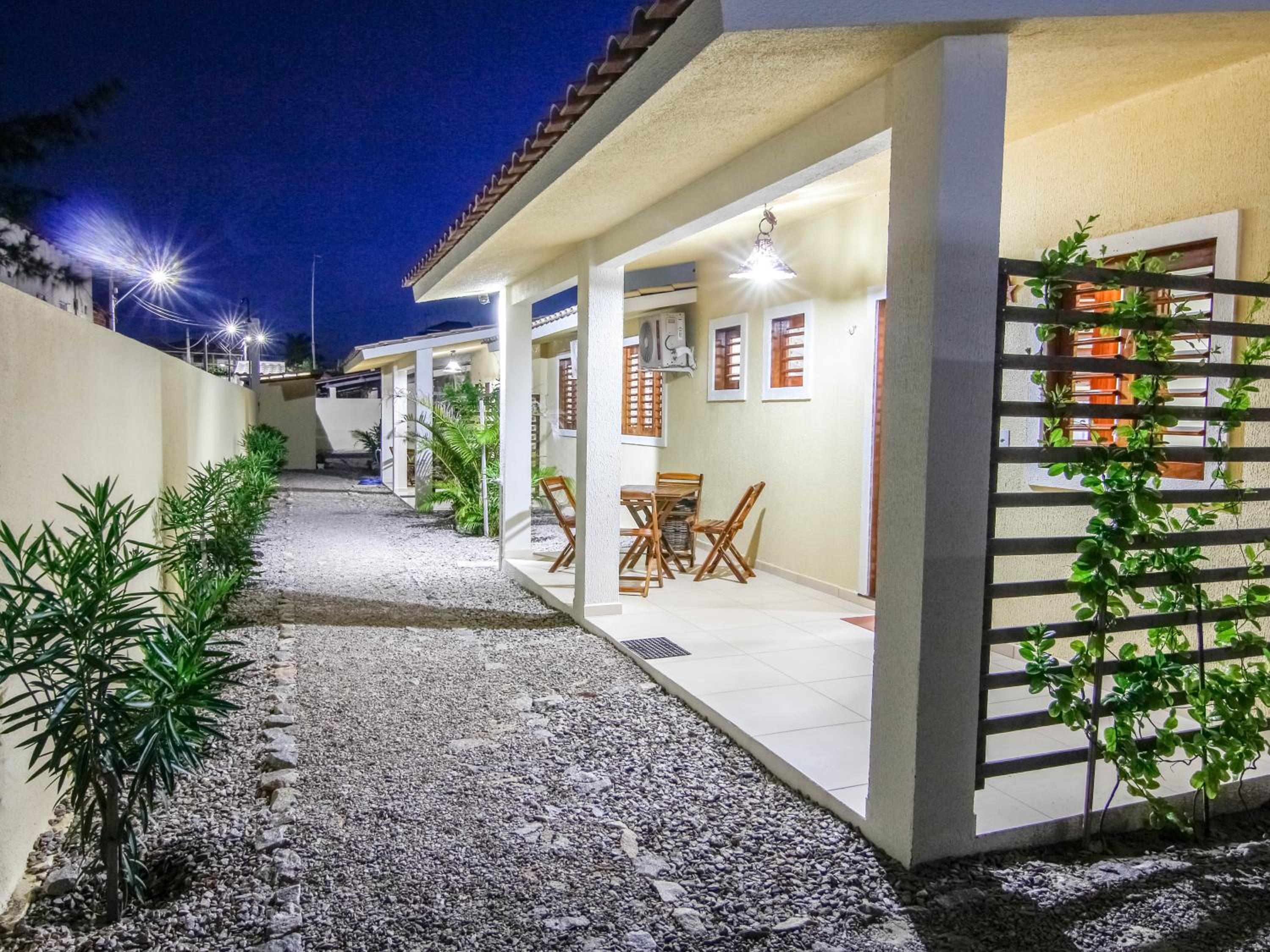 outdoor BBQ area
