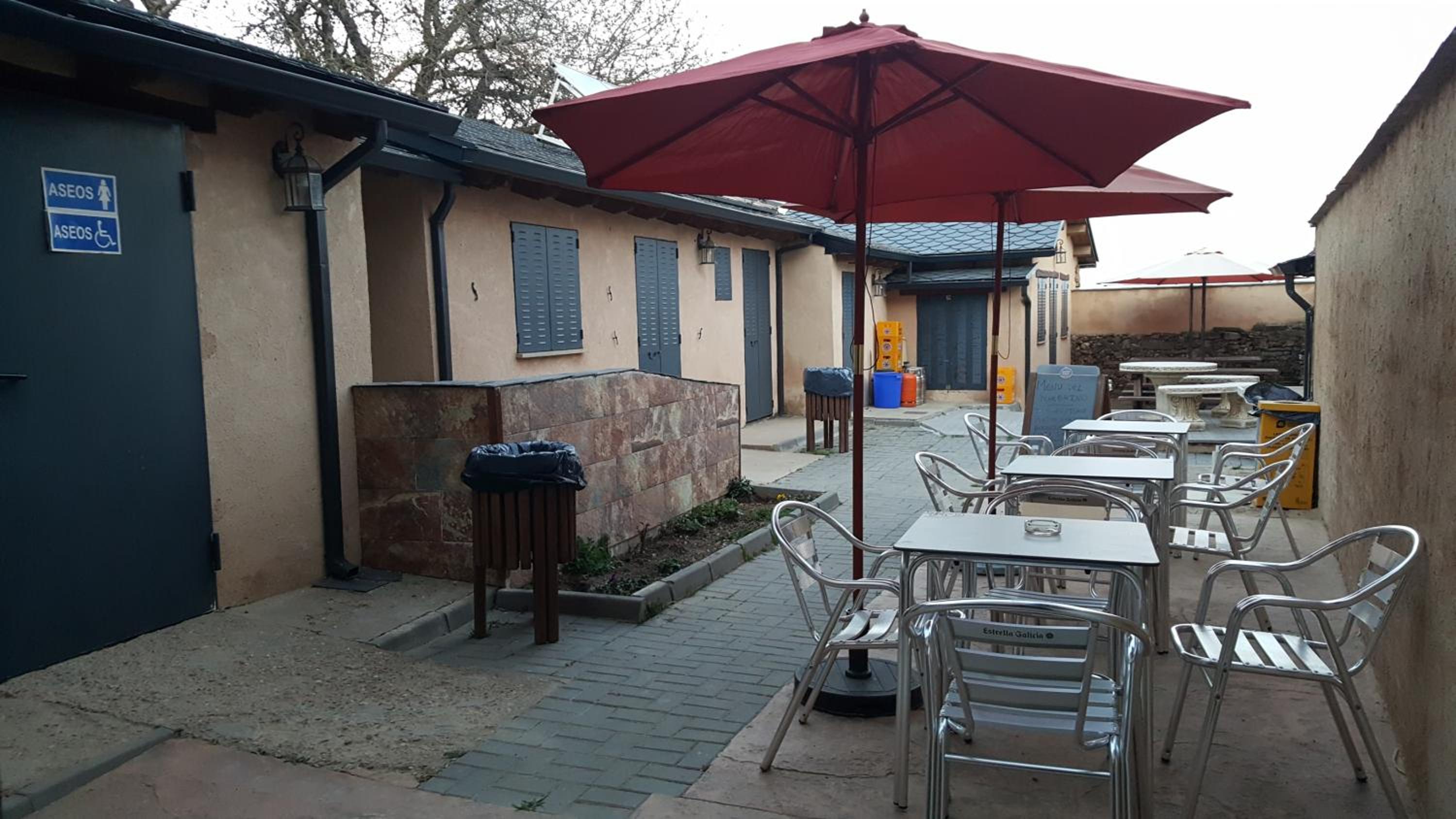 outdoor BBQ area
