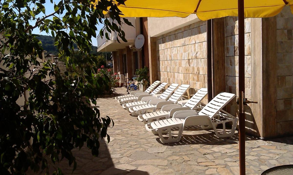 outdoor BBQ area