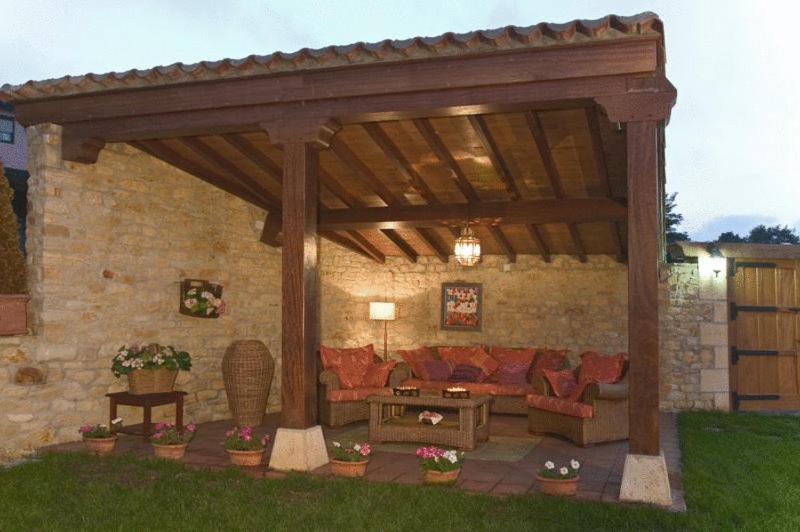 outdoor BBQ area