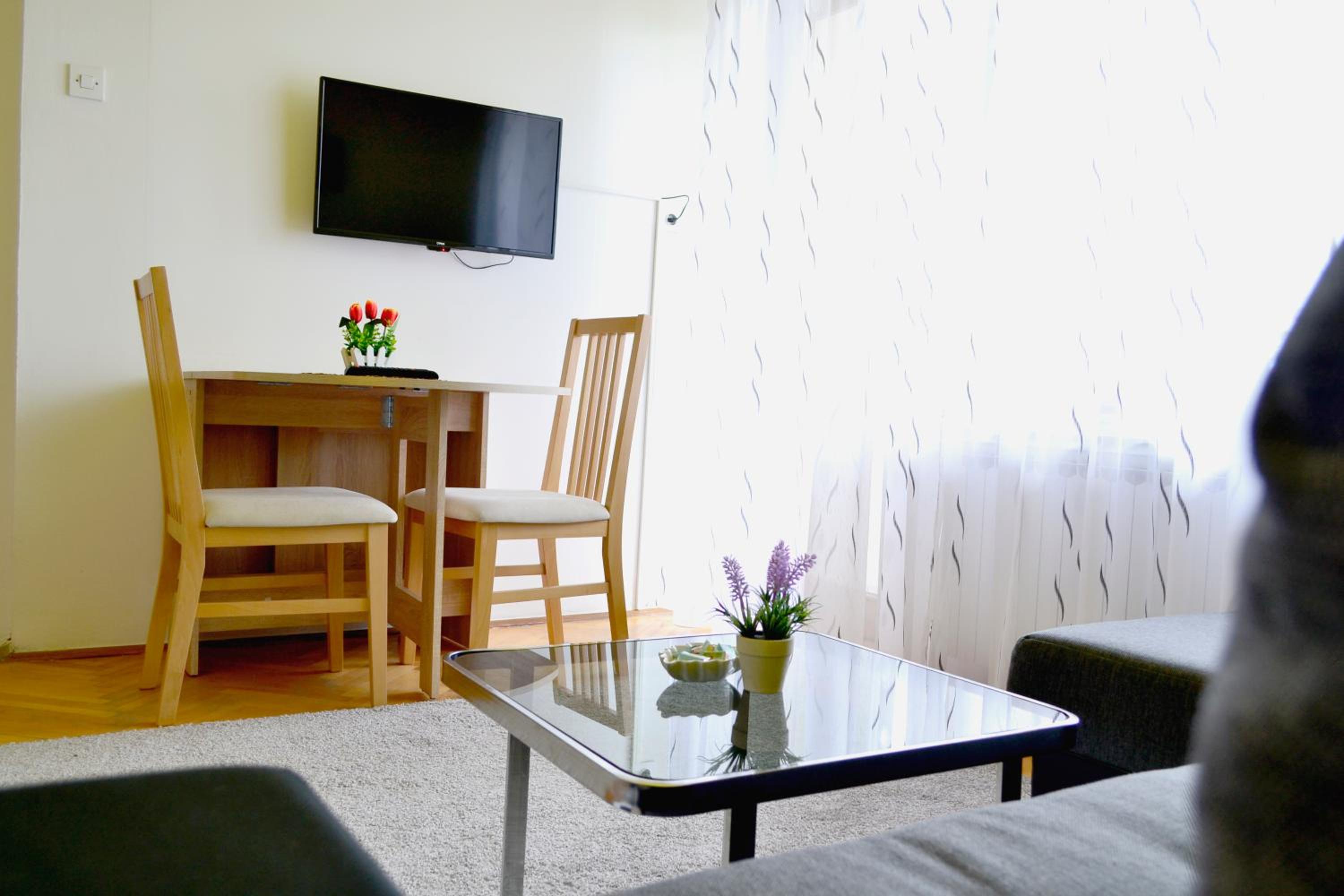 Riverside apartment #1. View over Fortress Kastel view 2